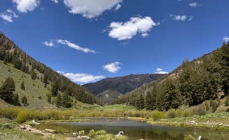 Bethany W.'s photo of a dispersed camping area at Lake Creek Rd Dispersed near Sun Valley, ID
