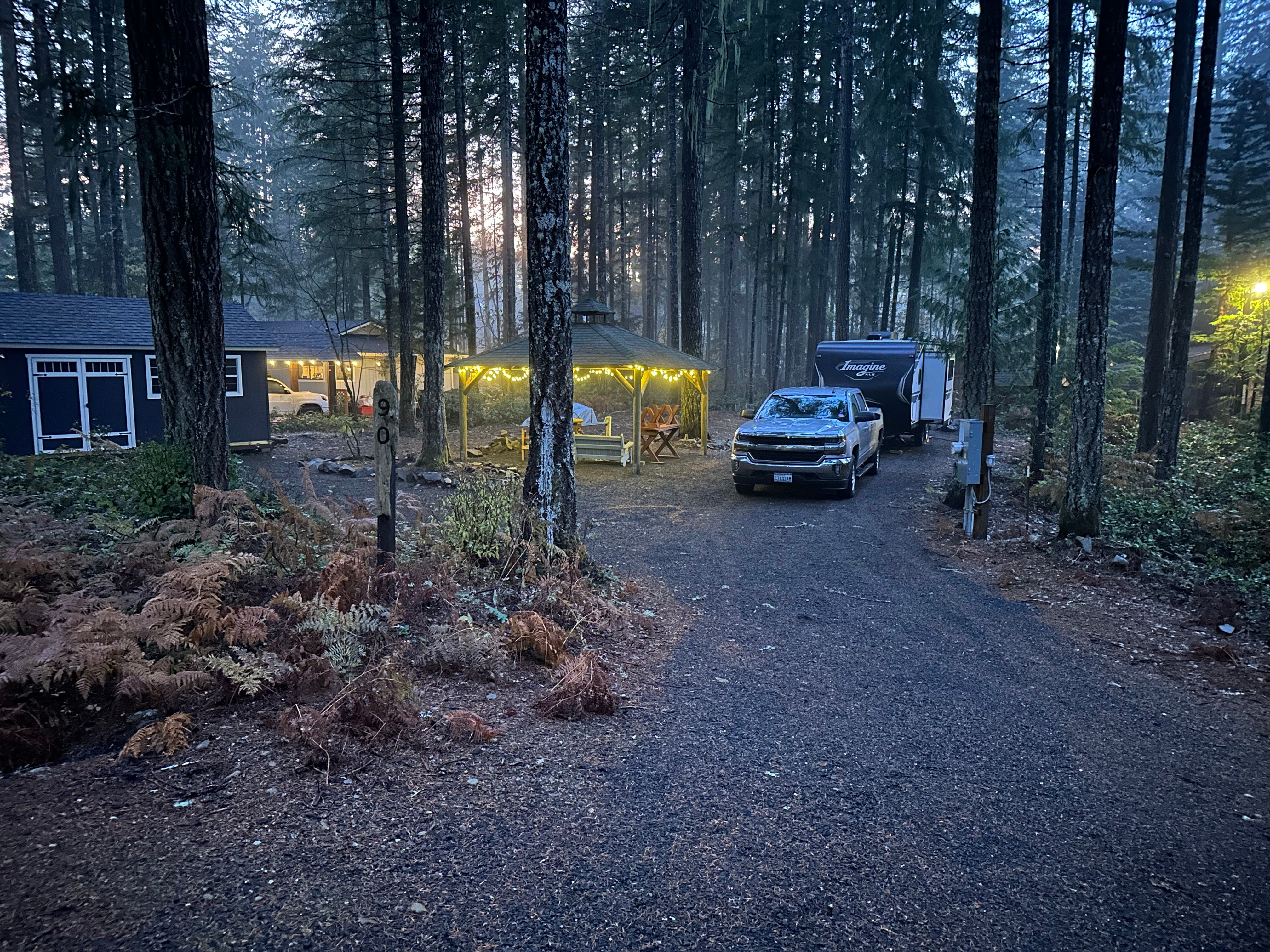 Camper submitted image from Lake Cushman RV Lot - 1