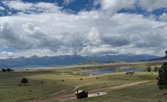 Leah B.'s photo of a dispersed camping area at Lake Deweese state wildlife area near Hillside, CO