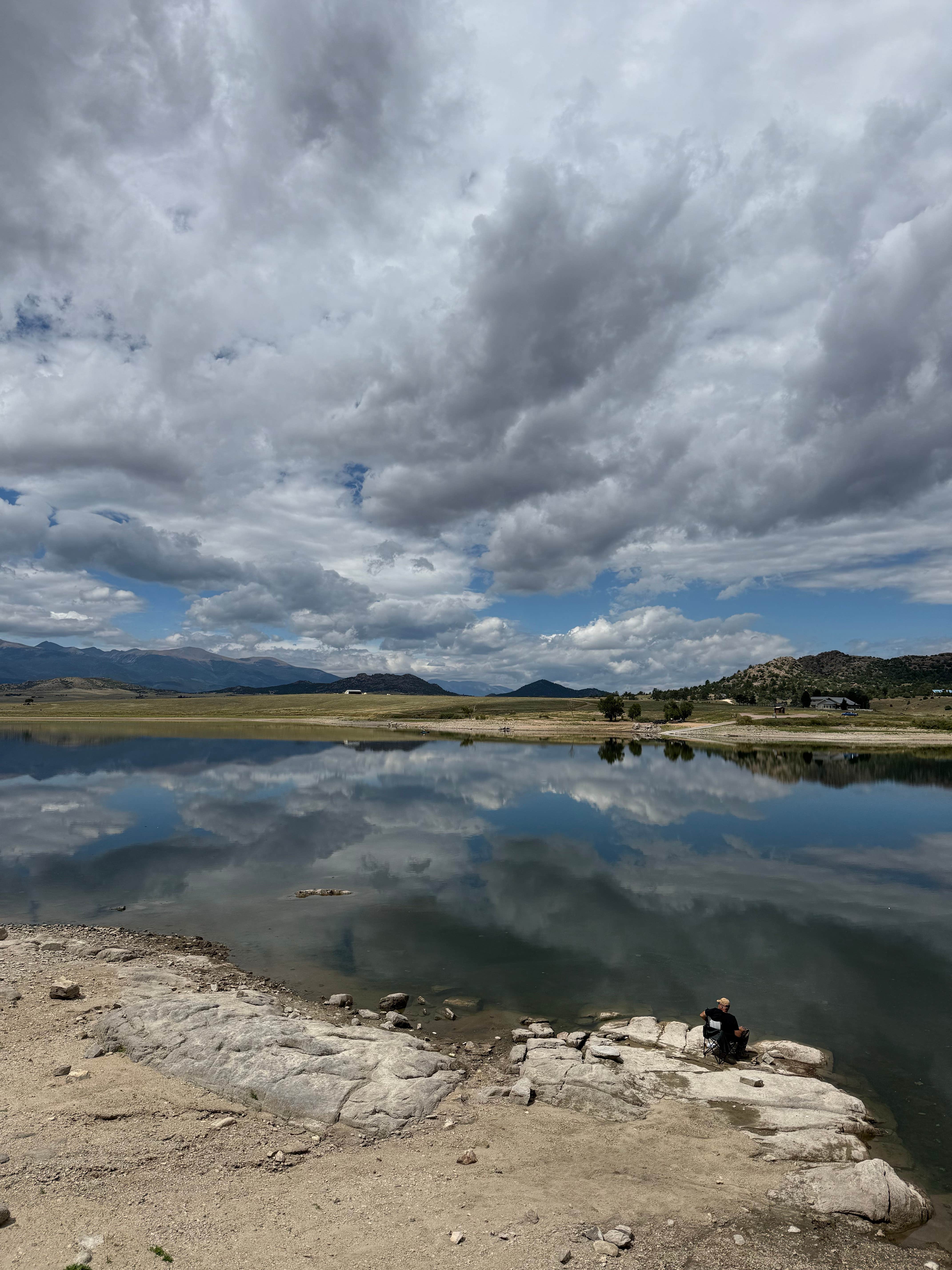 Leah B.'s photo of a dispersed camping area at Lake Deweese state wildlife area near Coaldale, CO