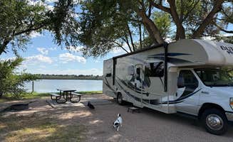 Shawn's photo of camping with pets at Lake Hasty Campground — John Martin Reservoir State Park near Lamar, CO