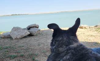 Kelda C.'s photo of camping with pets at Lake Henry near Hasty, CO