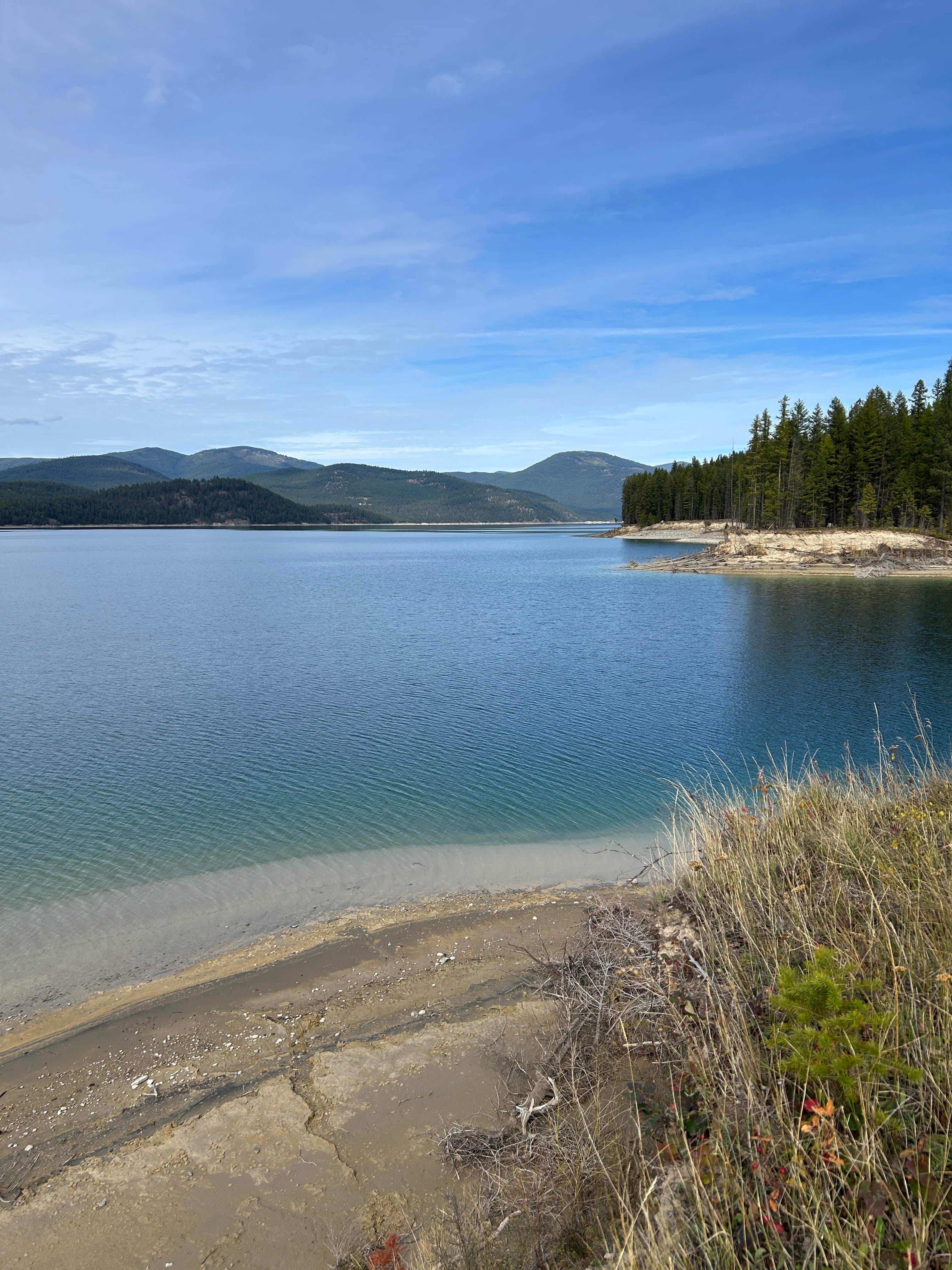 TexasRed (.'s photo of a dispersed camping area at Lake Koocanusa peninsula near Trego, MT