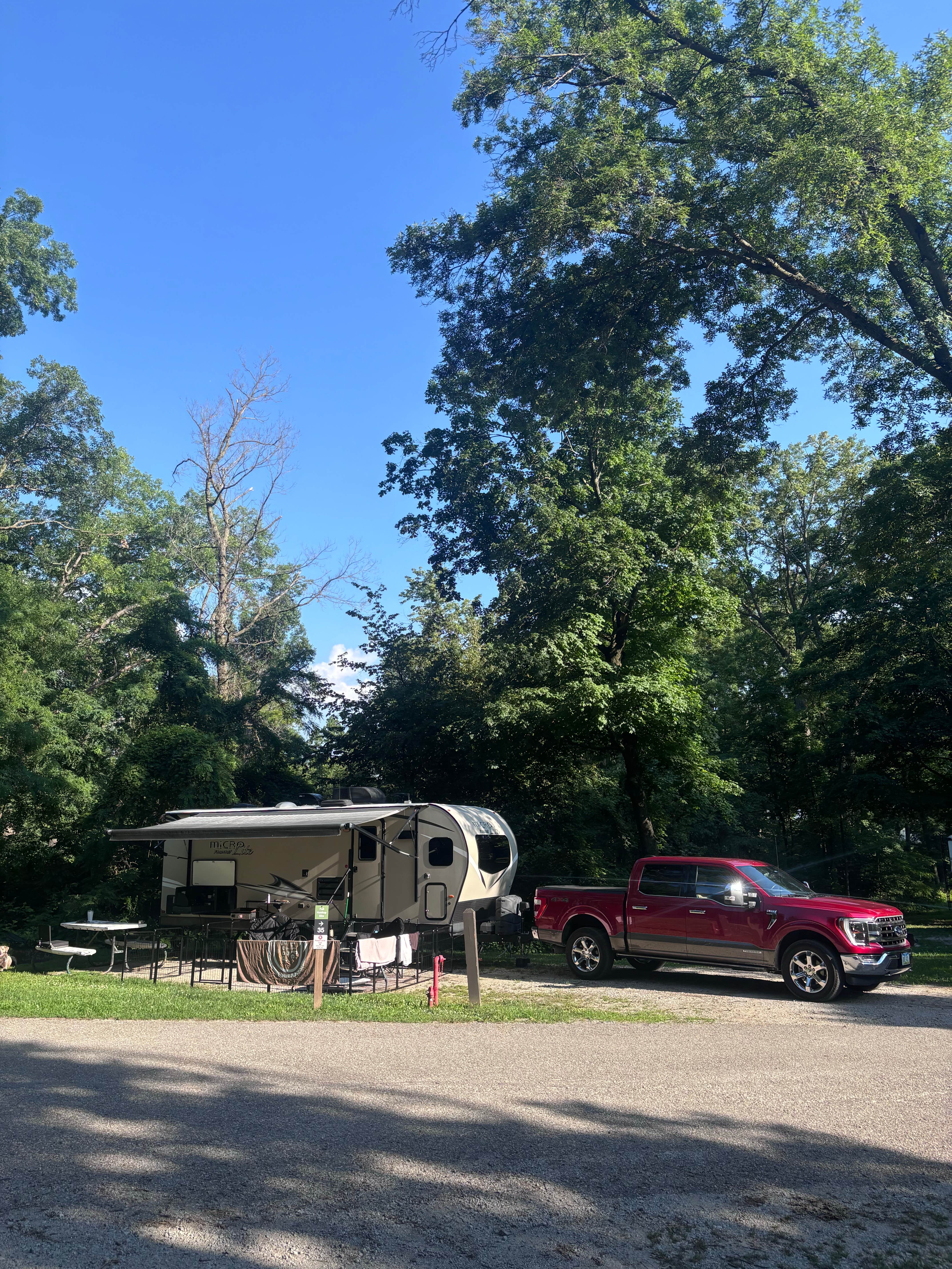 Mindi M.'s photo of rv camping at Modern North Campground — Lake Macbride State Park near Marion, IA