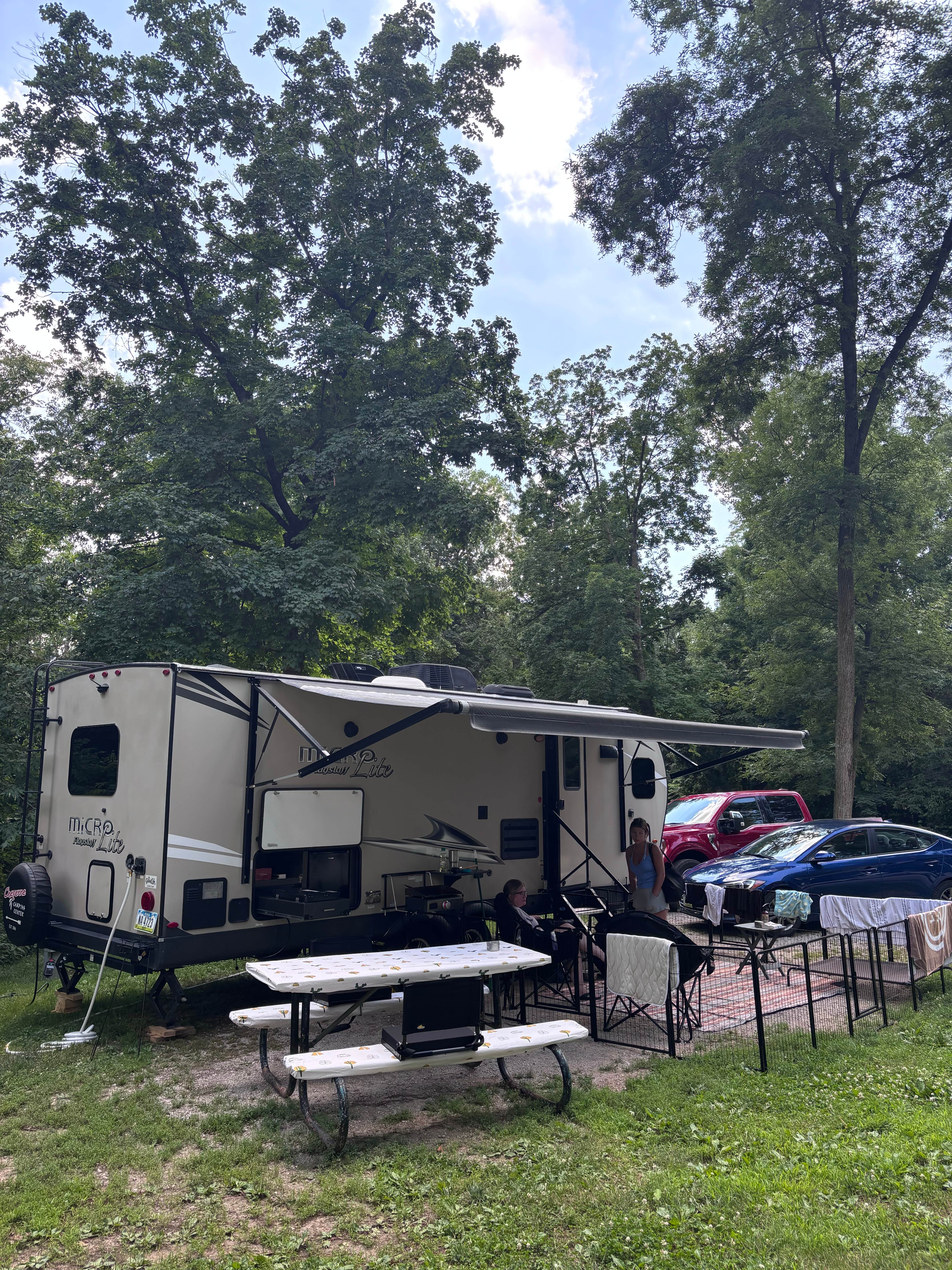 Mindi M.'s photo at Modern North Campground — Lake Macbride State Park near Coralville Lake