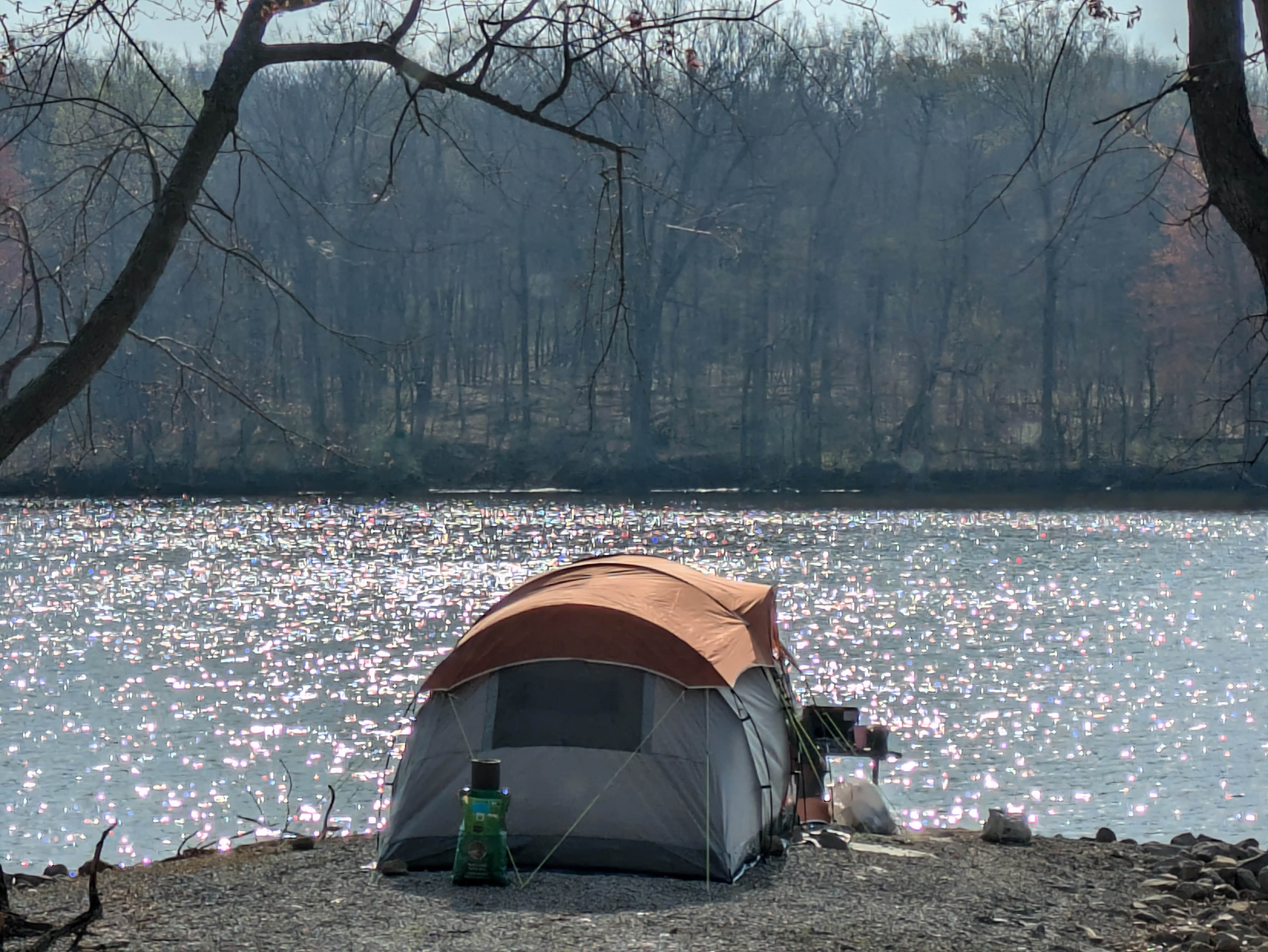 Camper-submitted photo at Lake Mauzy East near Evansville, IN