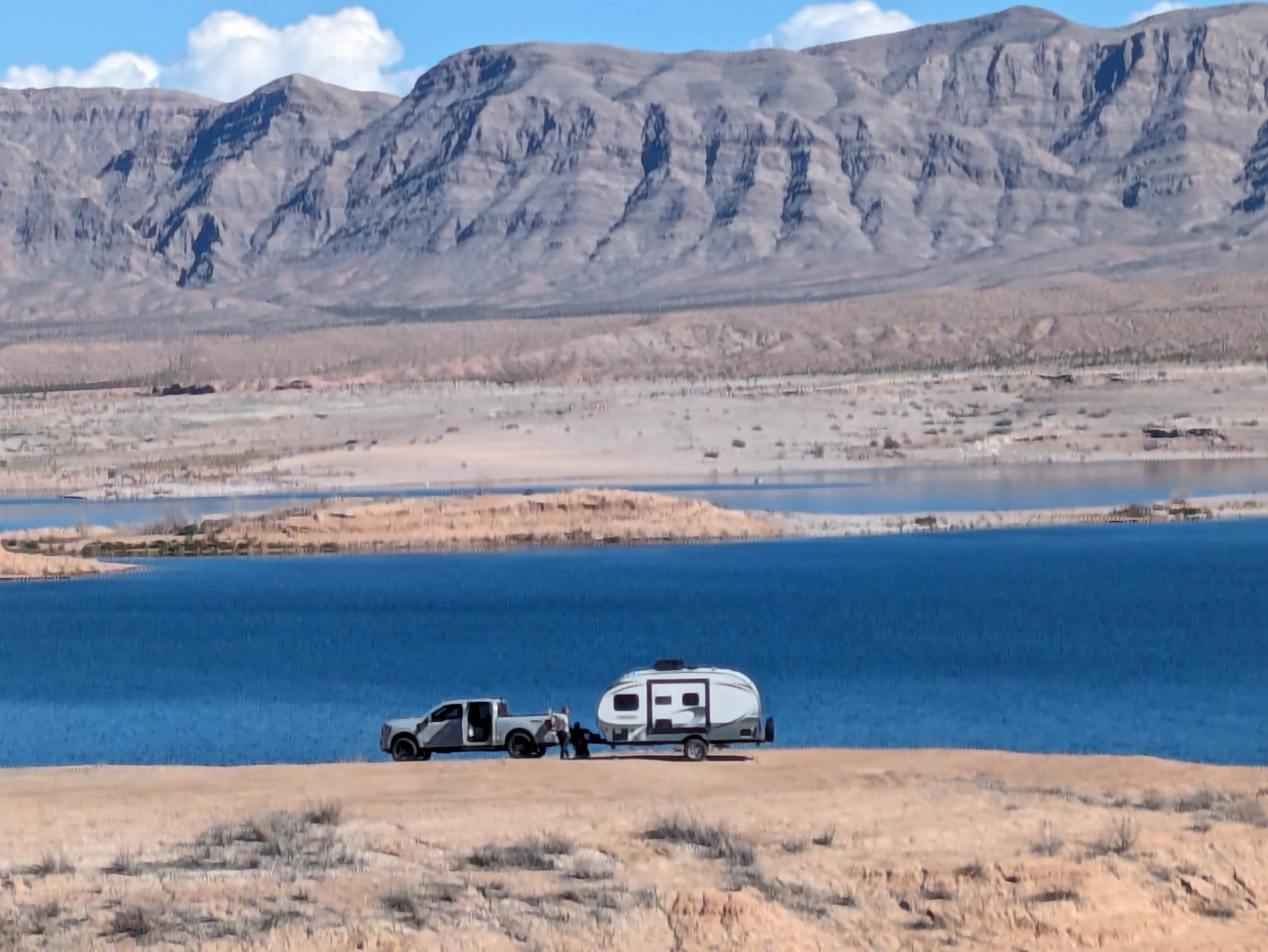 Greg L.'s photo of rv camping at Stewart’s Point Dispersed Camping — Lake Mead National Recreation Area near Meadview, AZ
