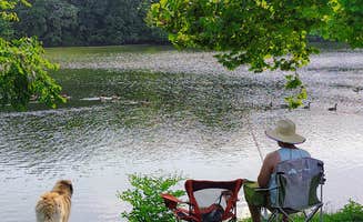 Cristel R.'s photo of camping with pets at Lake Paradise Resort near Excelsior Springs, MO