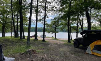 Pat F.'s photo of a dispersed camping area at Lake Perrault near Houghton, MI