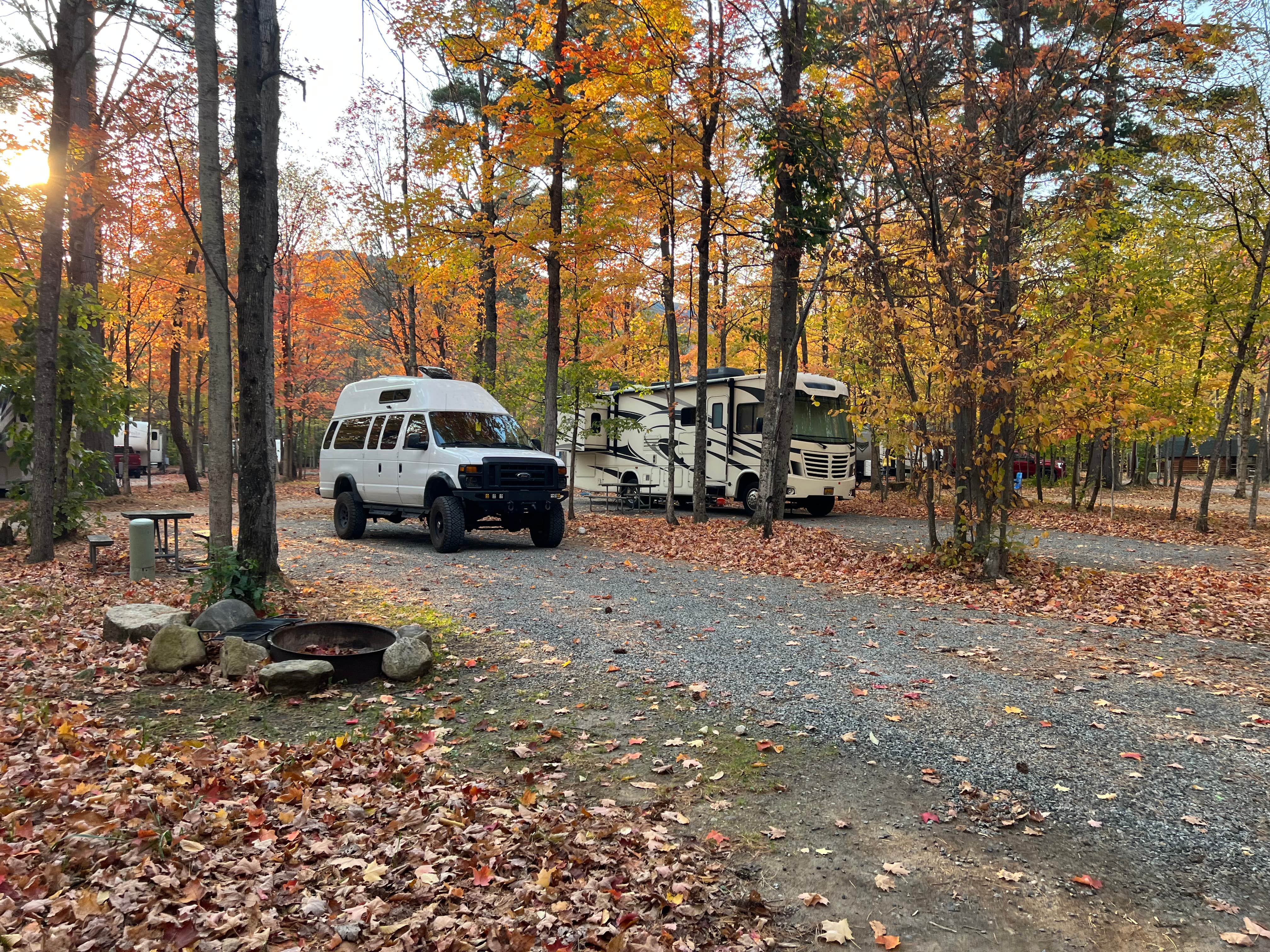 Meghan B.'s photo of rv camping at Lake Placid/Whiteface Mountain KOA Holiday near Mineville, NY