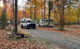 Meghan B.'s photo of rv camping at Lake Placid/Whiteface Mountain KOA Holiday near Jay, NY