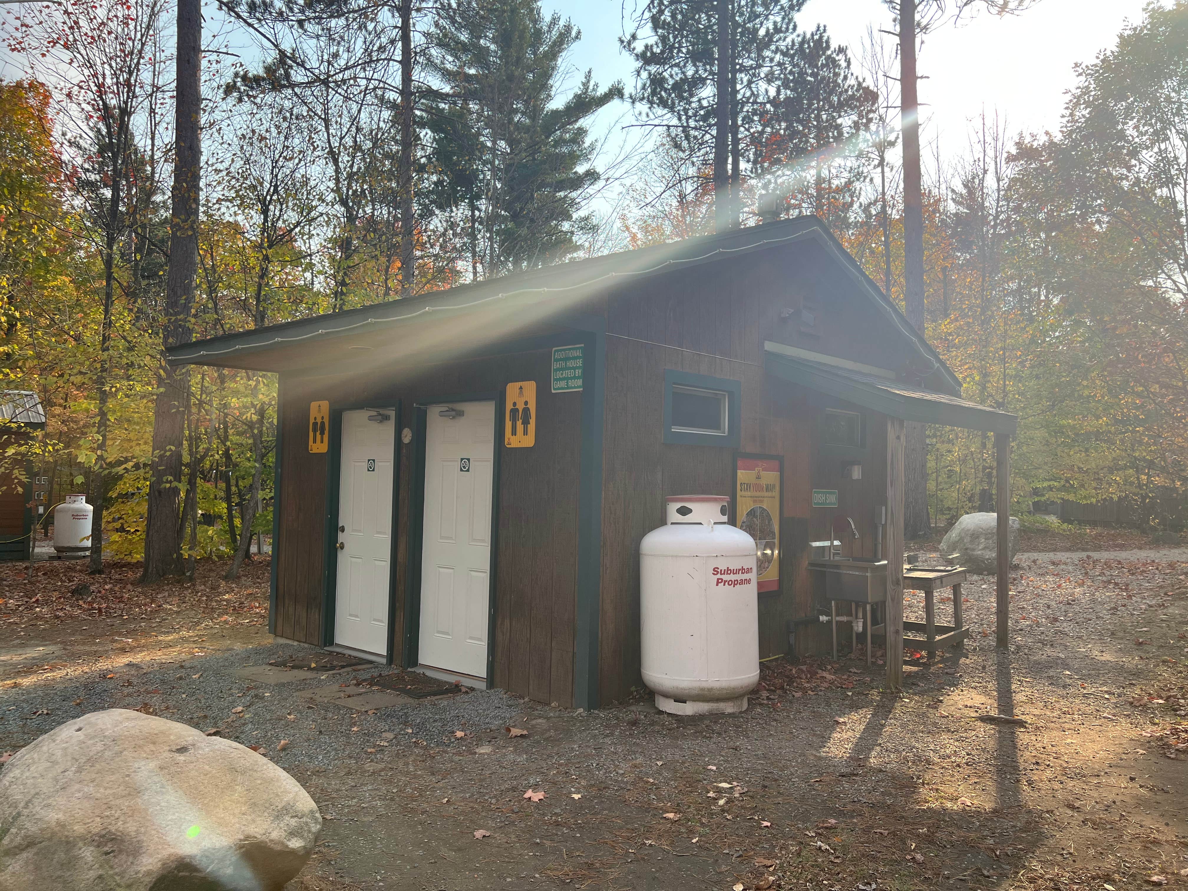 Meghan B.'s photo of a cabin at Lake Placid/Whiteface Mountain KOA Holiday near Lewis, NY