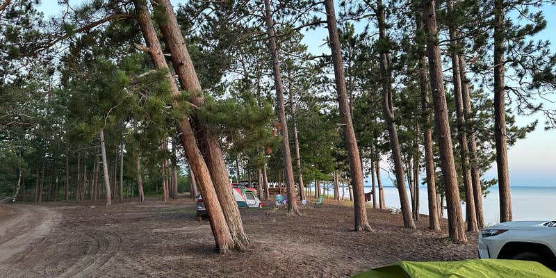 Camper submitted image from Lake Superior Beachfront (US Forest Land)