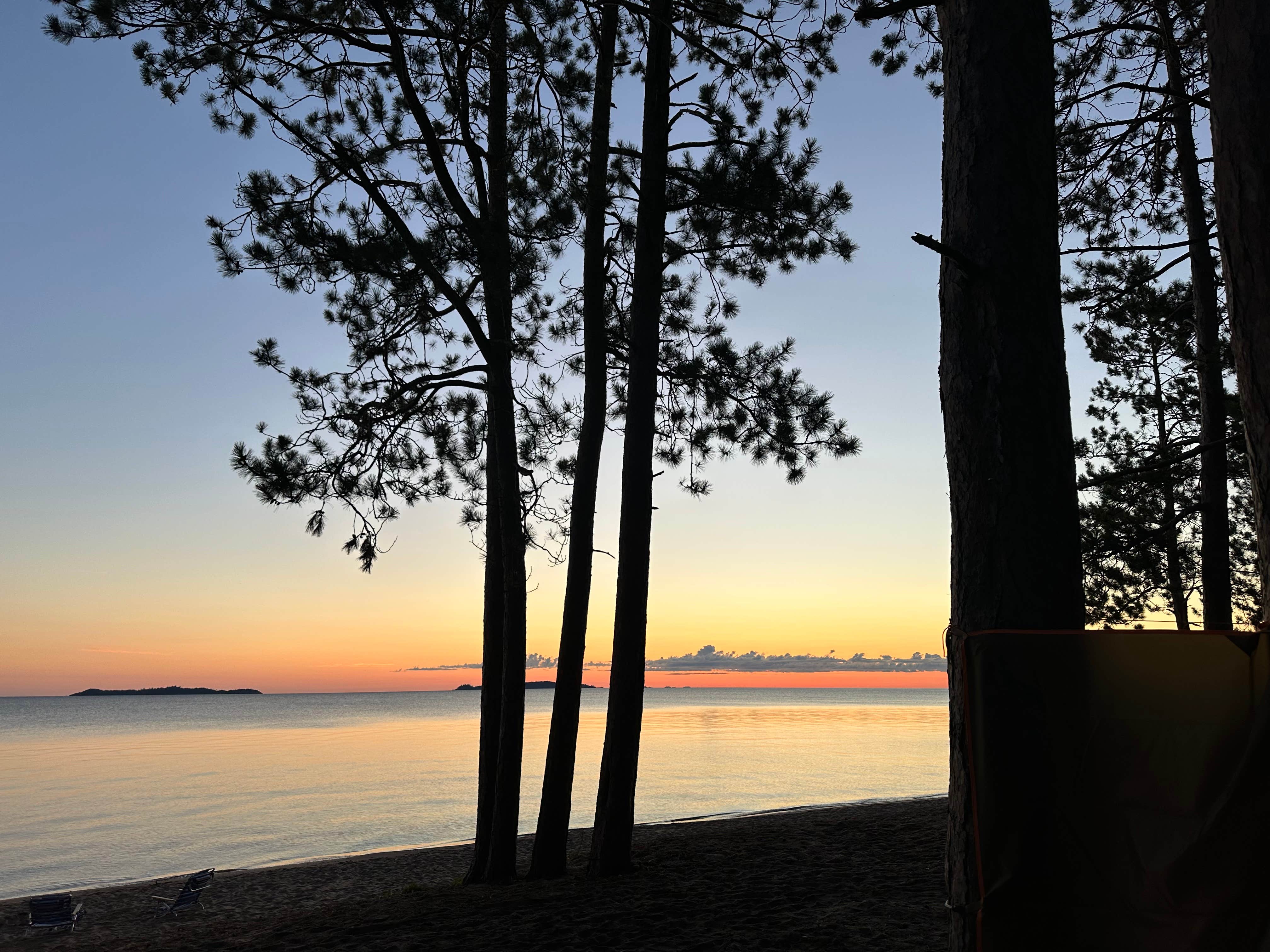 Camper-submitted photo at Lake Superior Beachfront (US Forest Land) near Negaunee, MI