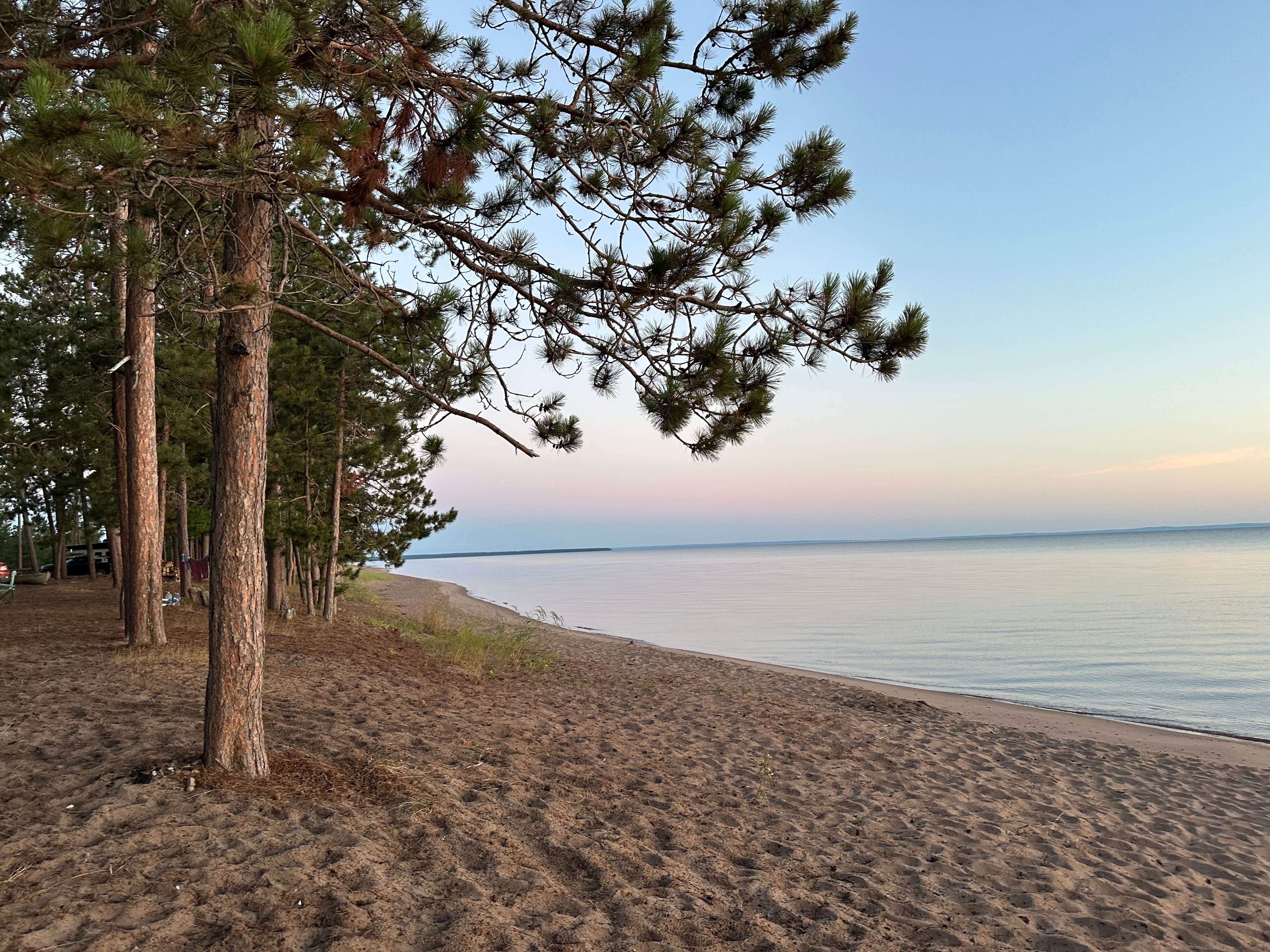 Camper-submitted photo at Lake Superior Beachfront (US Forest Land) near Au Train, MI