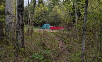 Sarah D.'s photo of tent camping at Lake Superior Cart-in Campground — Tettegouche State Park near Schroeder, MN