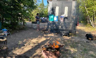 Clete B.'s photo of a dispersed camping area at Lake Superior North Shore near Grand Marais, MI
