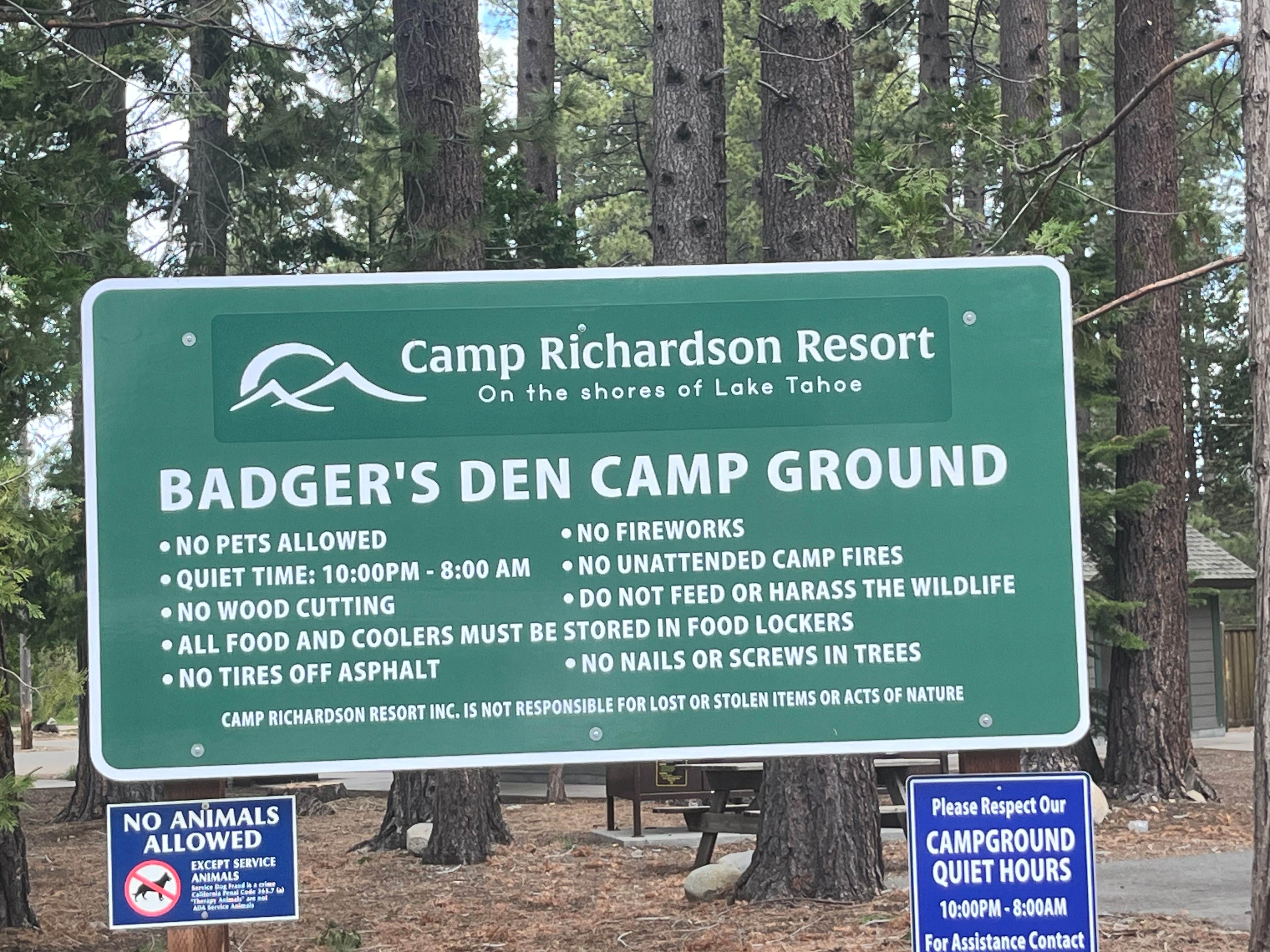 Camper-submitted photo at RV Village Campground At Camp Richardson Resort — Lake Tahoe Basin Management Unit near Gardnerville, NV