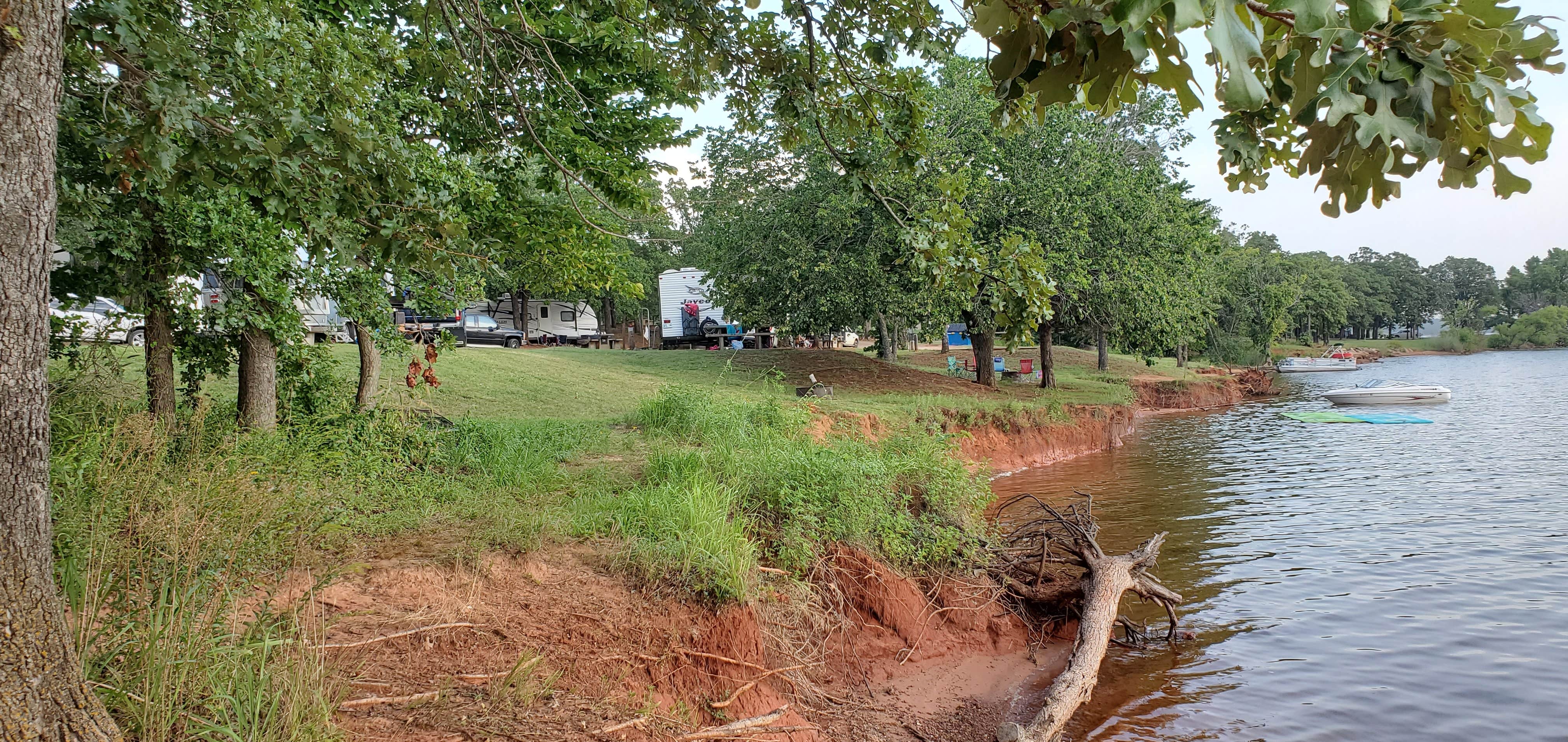Camper-submitted photo at Lake Thunderbird State Park - Rose Rock RV Campground near Goldsby, OK