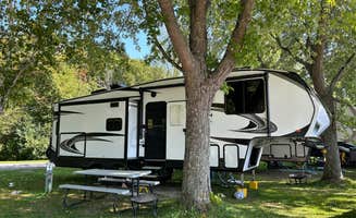 Tori K.'s photo of rv camping at Lakeshore Park Campground near Moran, MI