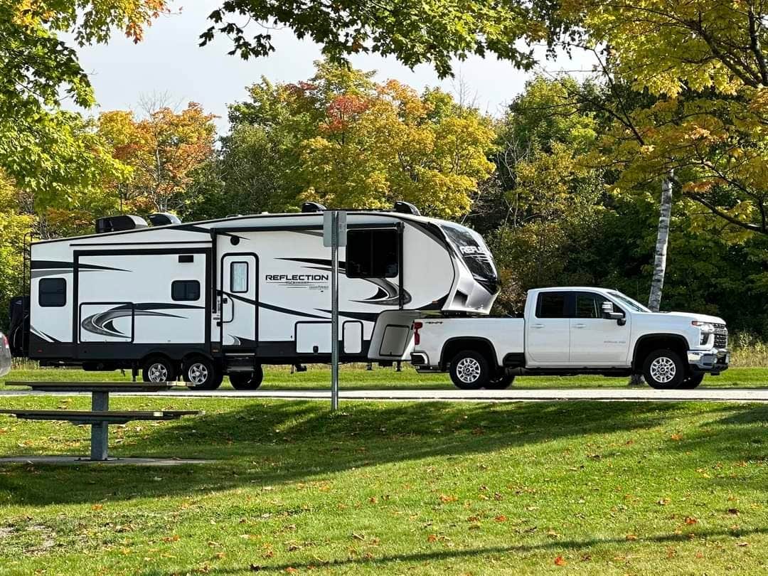 Tori K.'s photo of rv camping at Lakeshore Park Campground near Petoskey, MI