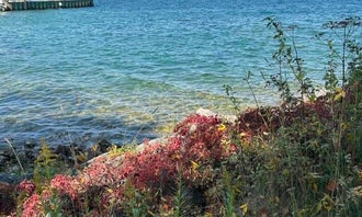 Camping near Straits State Park Campground: Lakeshore Park Campground, St. Ignace, Michigan