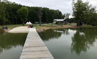 Richard T.'s photo of tent camping at Lakeside Getaway on Douglas near Heiskell, TN