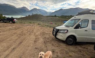 Frank B.'s photo of camping with pets at Twin Lakes View Dispersed near Granite, CO
