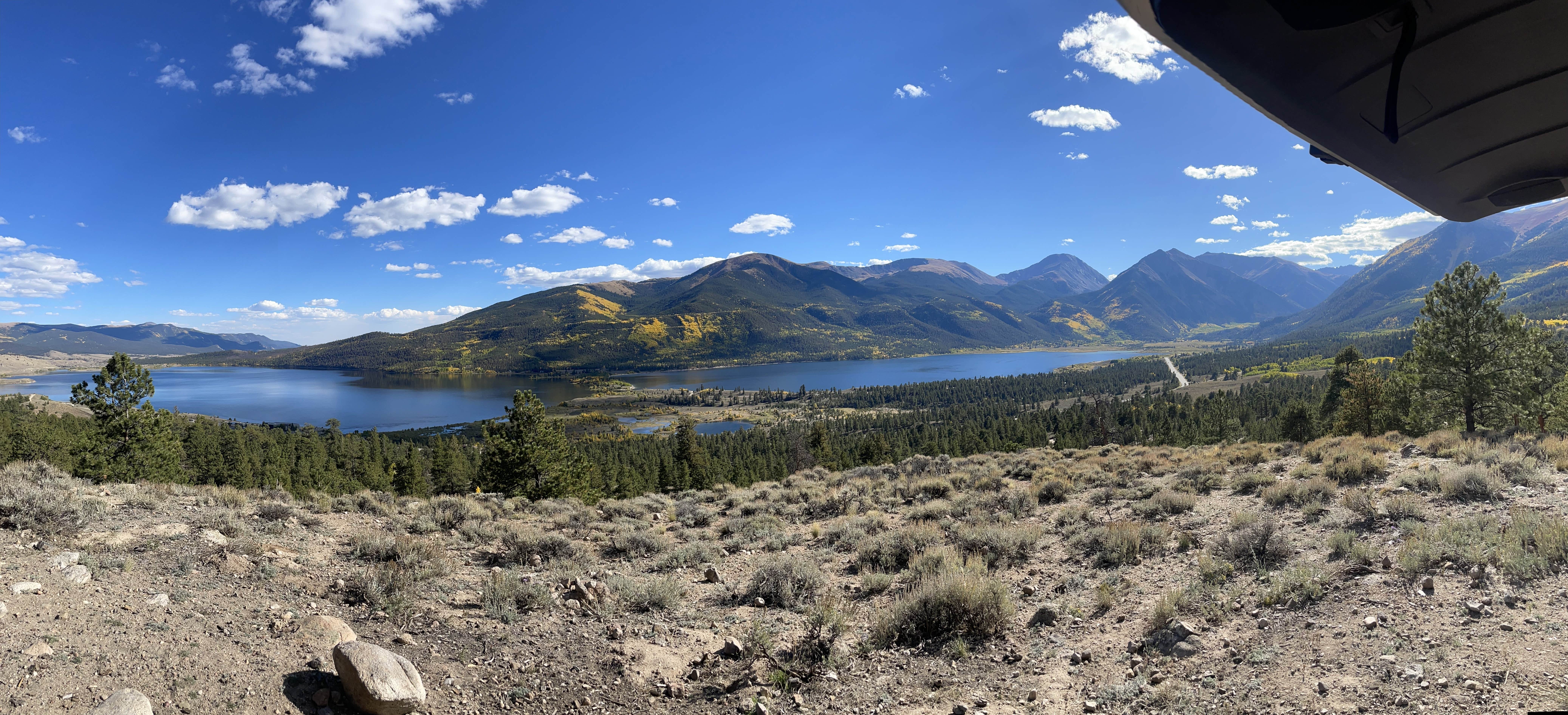 Yarixa S.'s photo of a dispersed camping area at Twin Lakes View Dispersed near Leadville, CO
