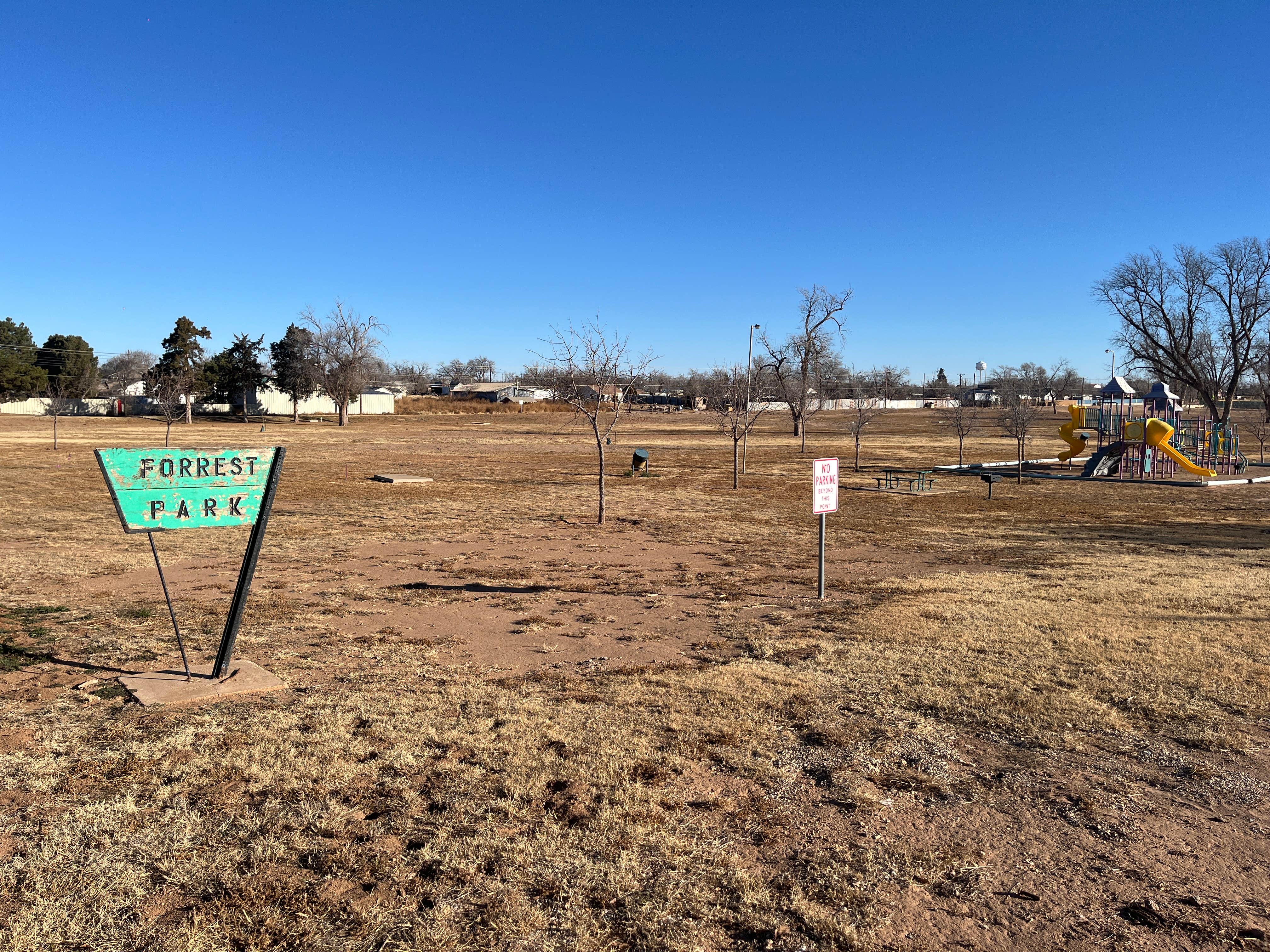 Camper submitted image from Lamesa RV Parking Area - 1