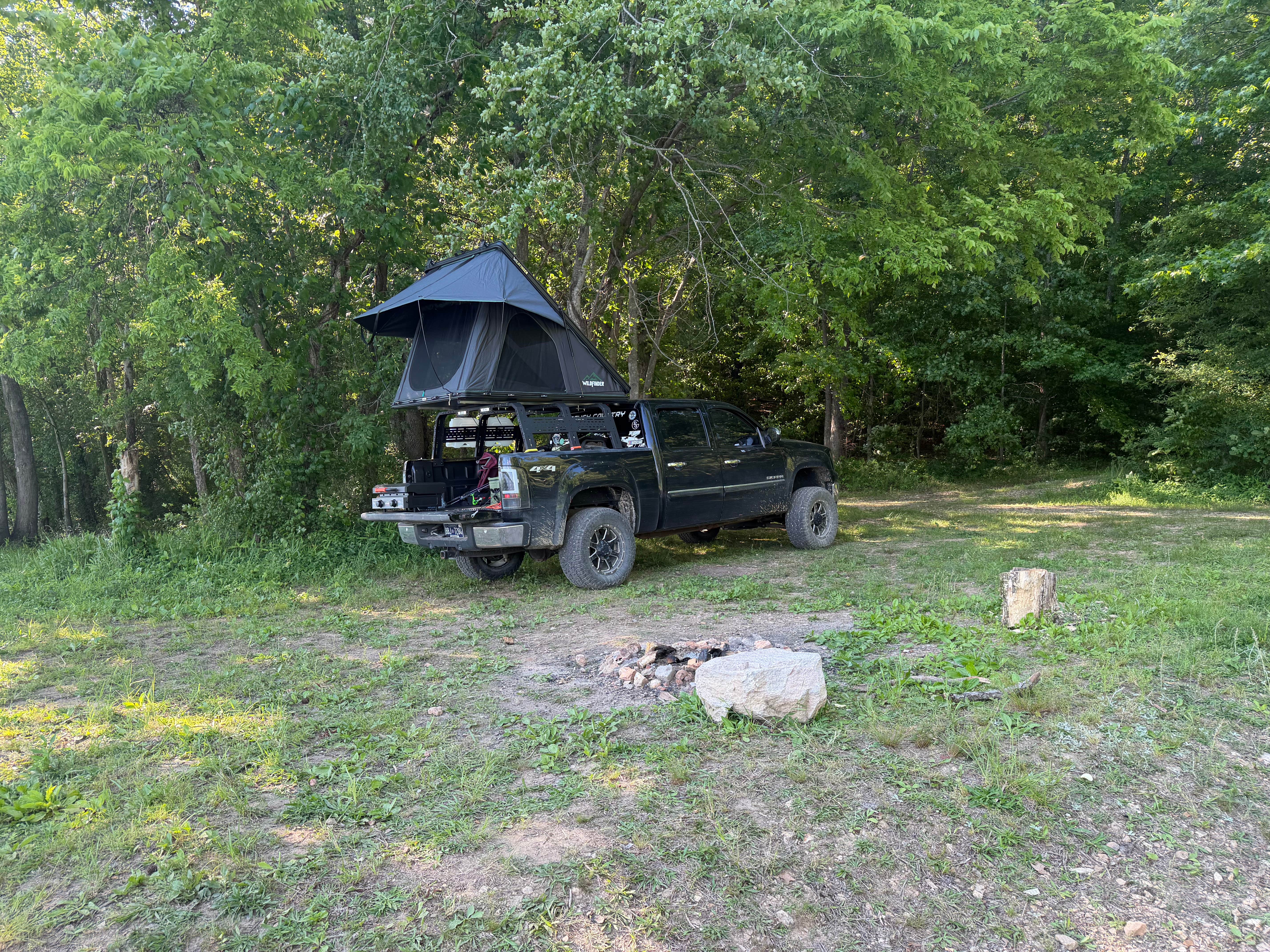 Josh E.'s photo of a dispersed camping area at Land between The Lakes Bards Lake Tharp Road near Grand Rivers, KY