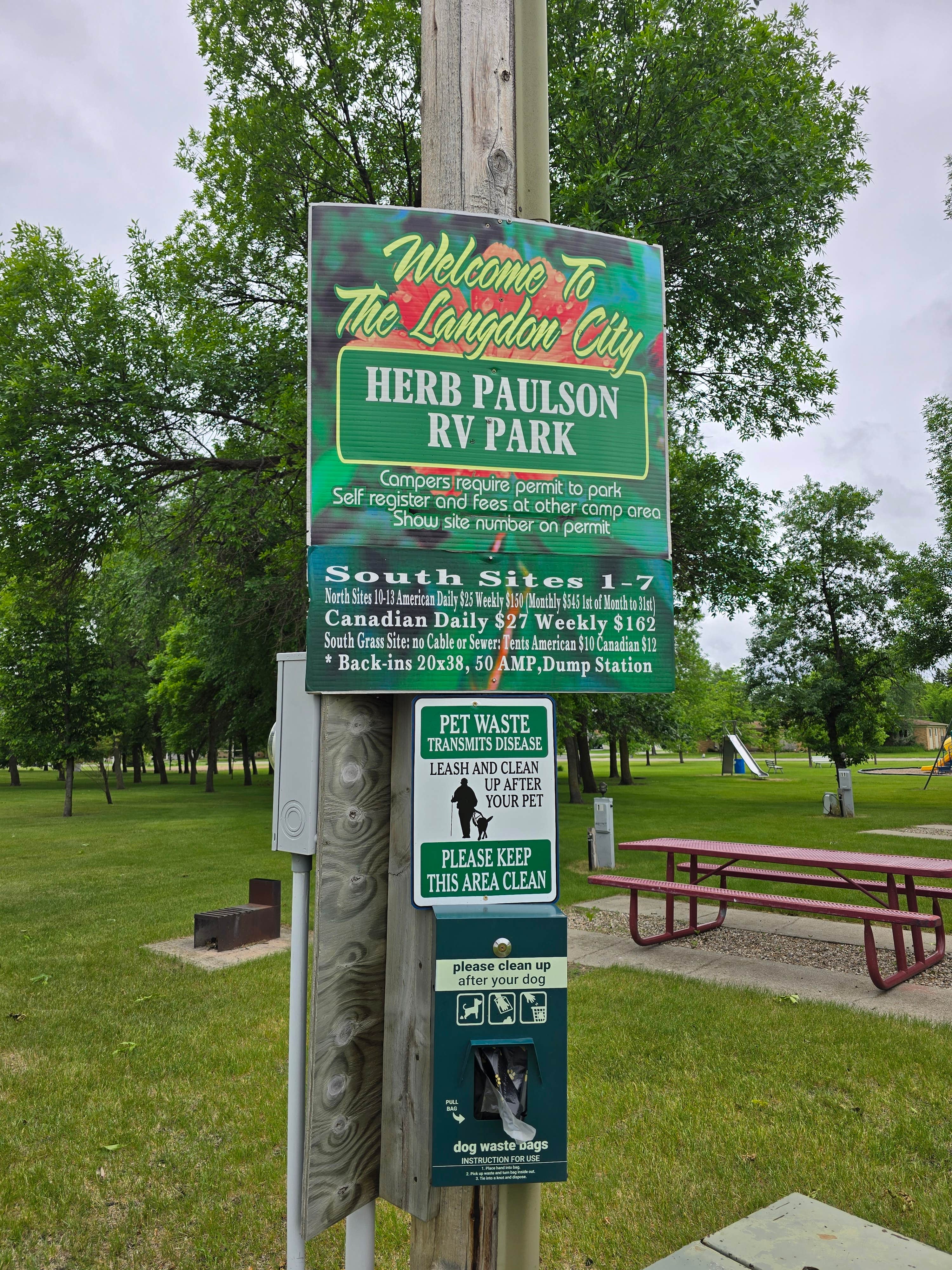 Camping near Novac RV Park: Langdon City Park, Walhalla, North Dakota