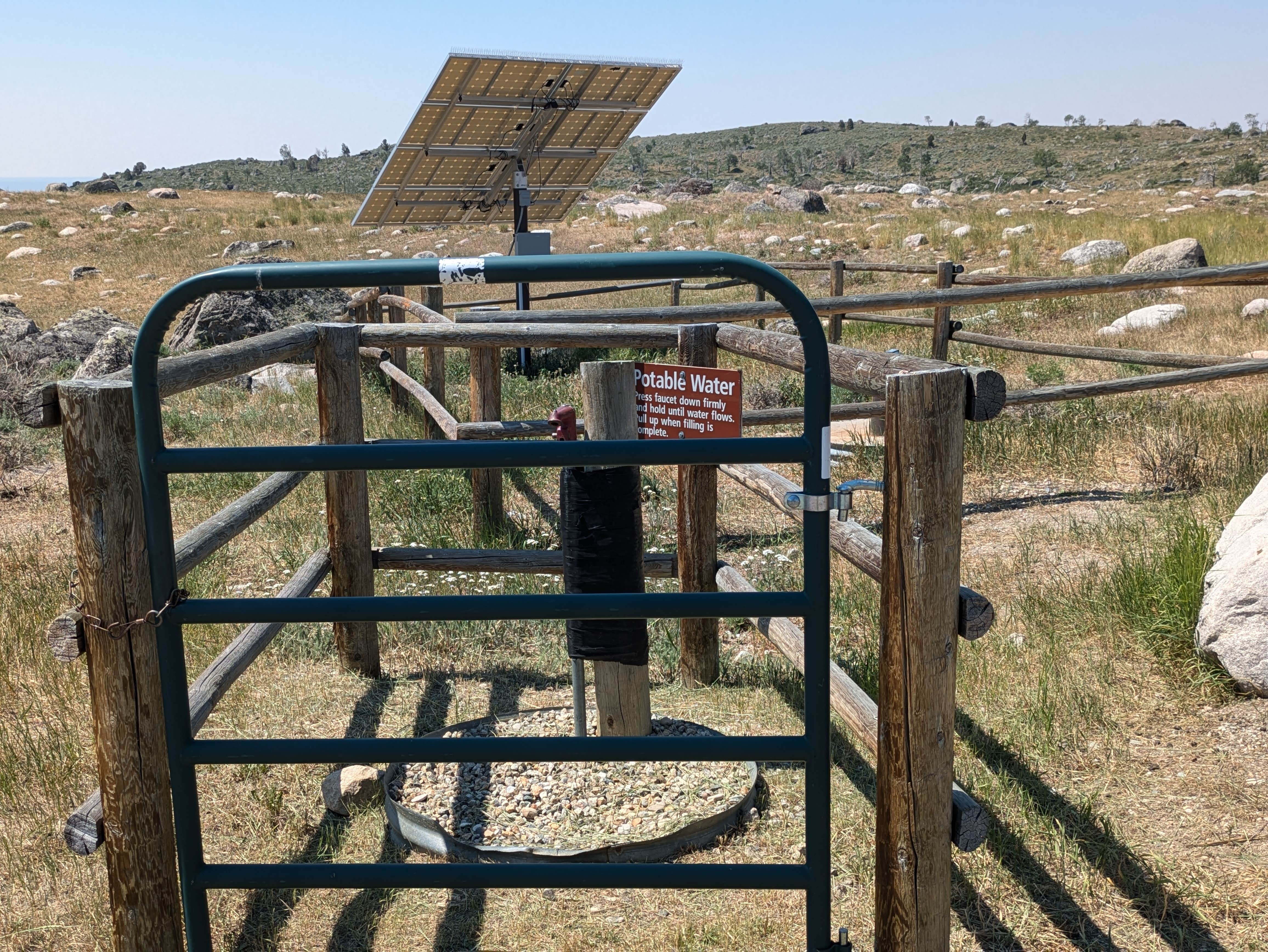 Camper-submitted photo at Scab Creek - Large Vehicle Campground near Farson, WY