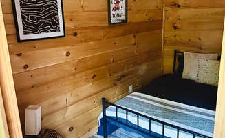 Katlyn H.'s photo of glamping accommodations at Laurel Lake Camping Resort near Burnside, KY