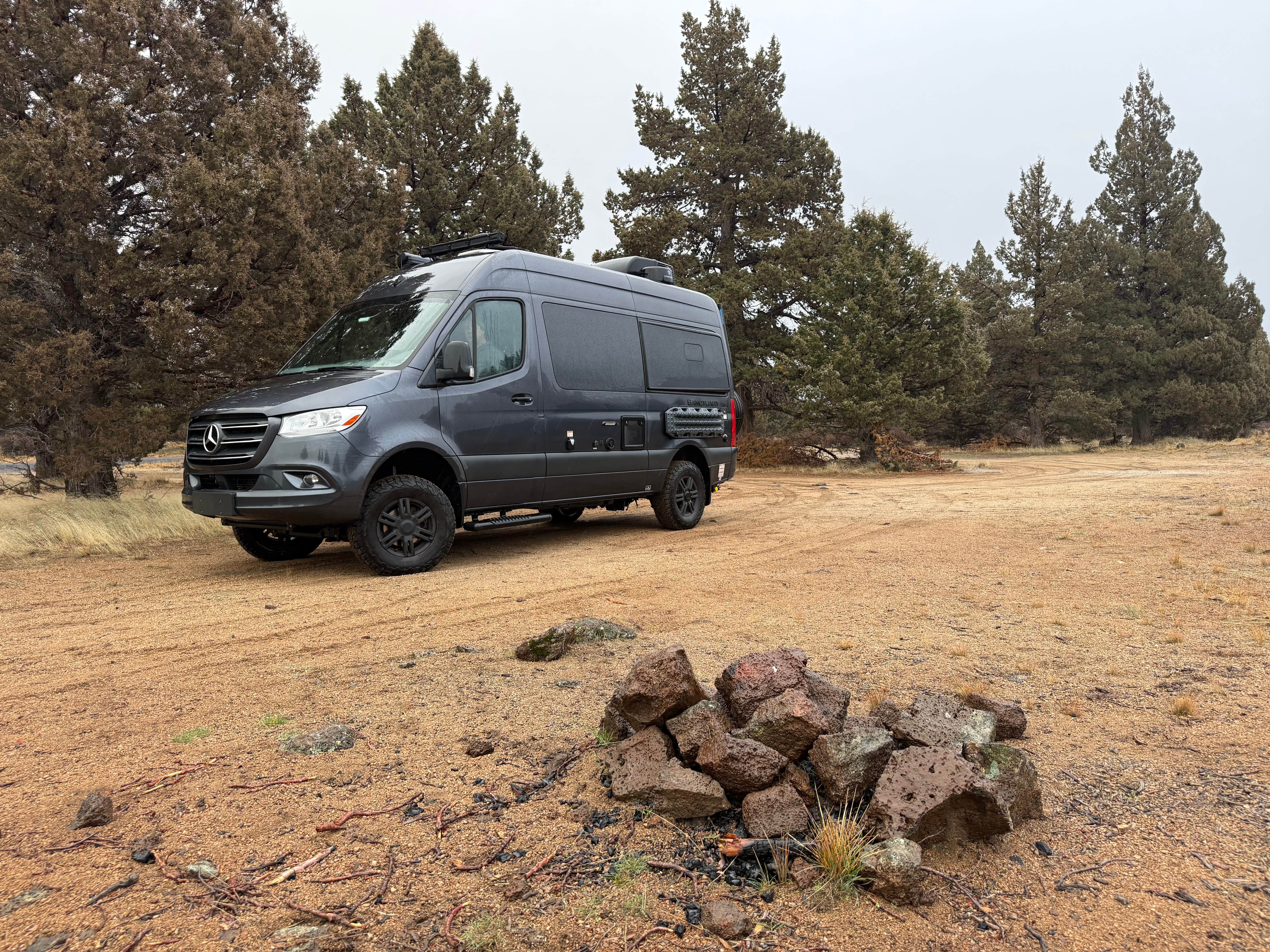 Camper submitted image from Lava Beds National Monument Road - 4