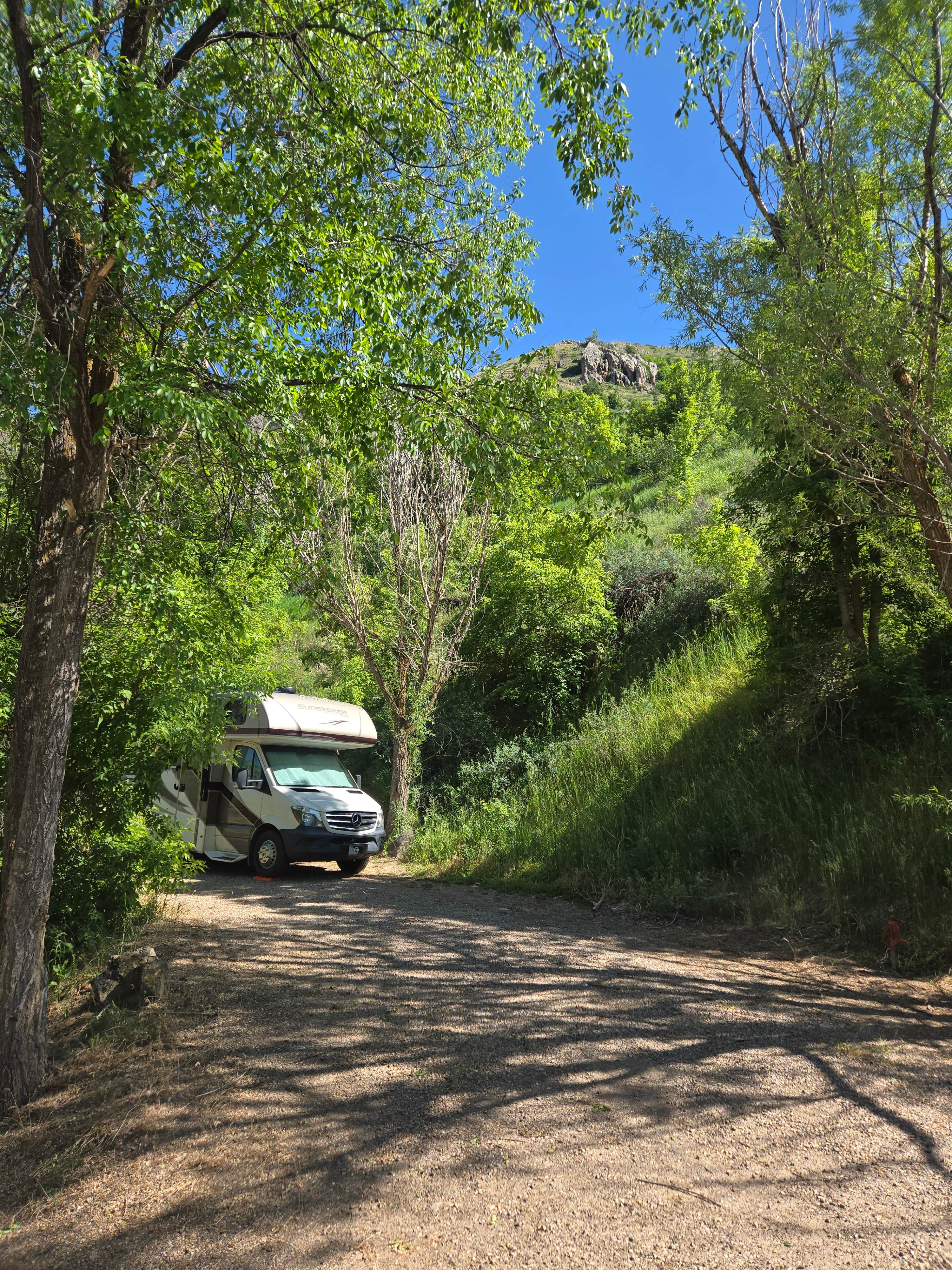 mark F.'s photo of rv camping at Lava Hot Springs Spa Motel & RV Park near Rockland, ID