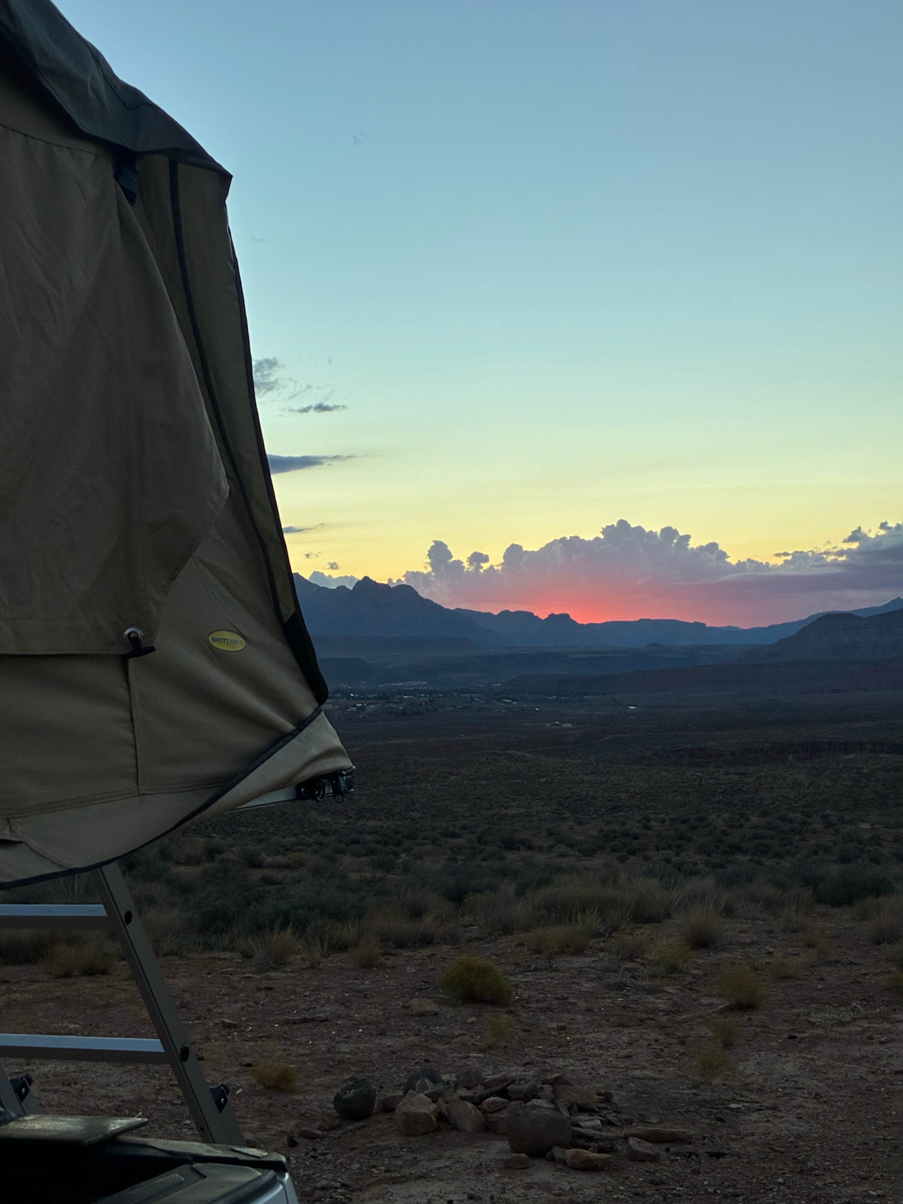 Camper-submitted photo at LaVerkin Overlook Road Dispersed near Veyo, UT