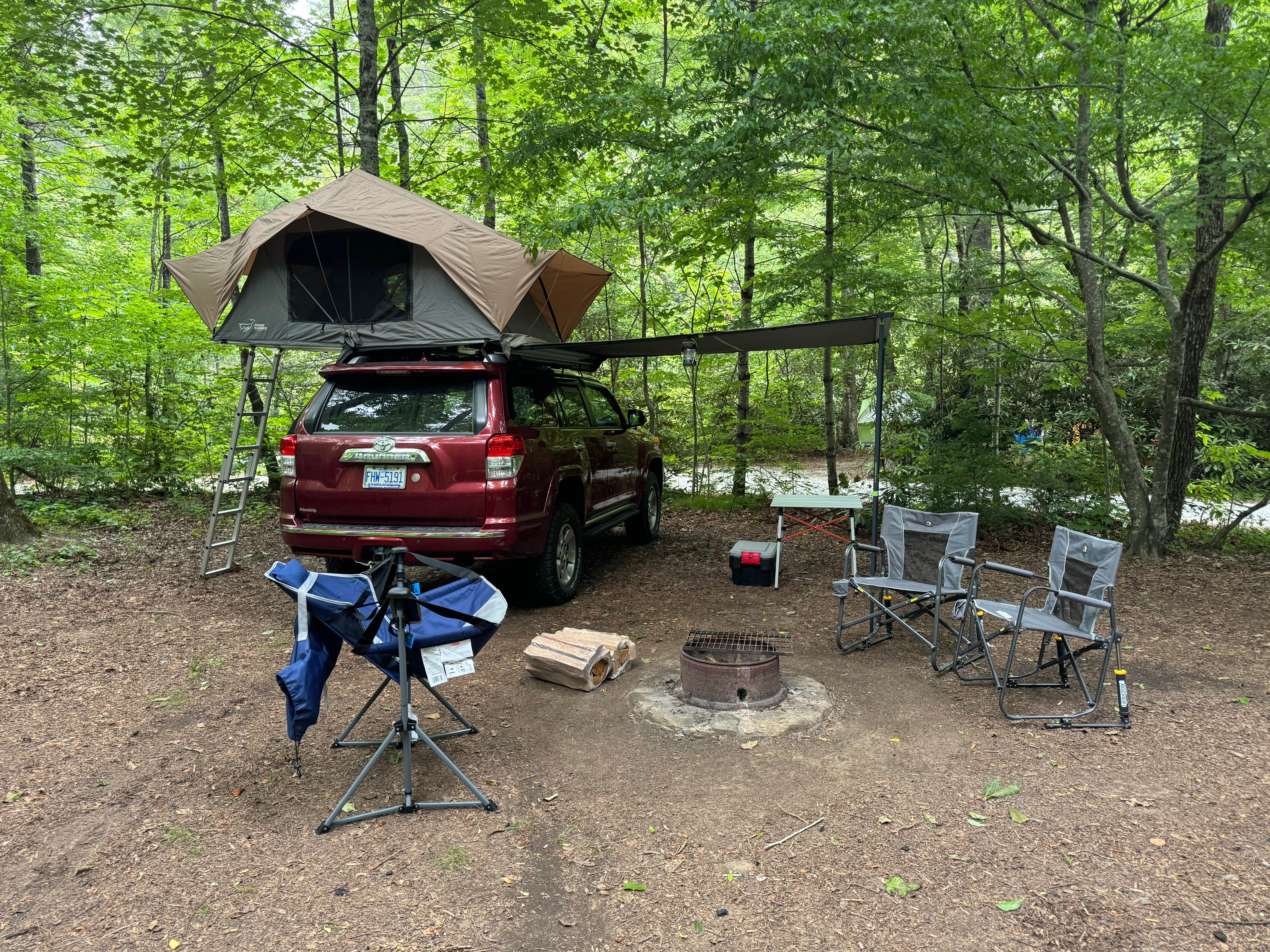 Camper-submitted photo at Lazy J Campground near Pisgah Forest, NC