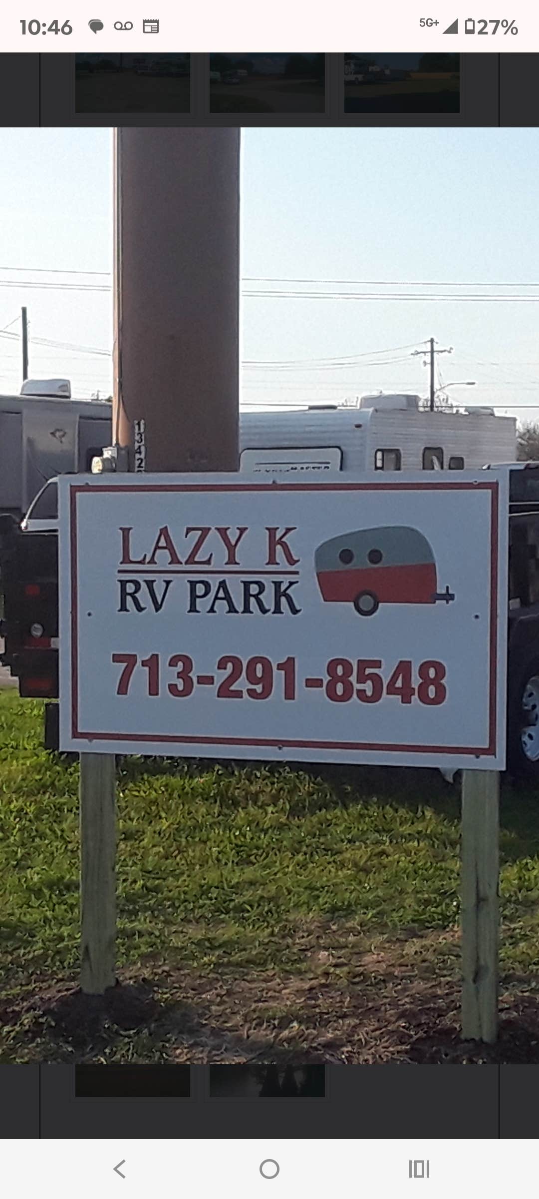 Camper submitted image from Lazy K RV Park - 1