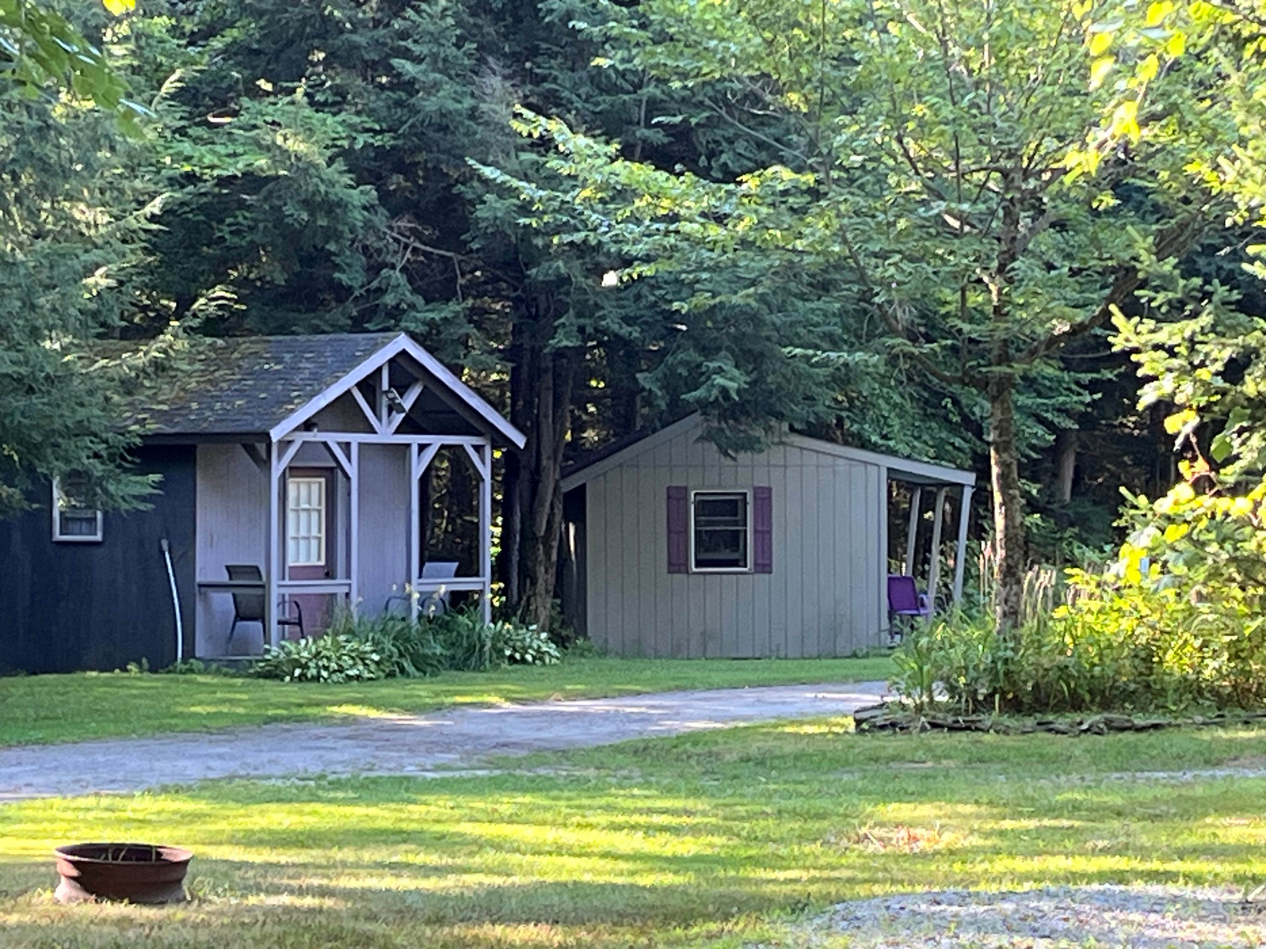 Greg D.'s photo of a cabin at Lazy Lions Campground near Lyme, NH