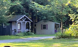 Greg D.'s photo of a cabin at Lazy Lions Campground near Thetford, VT