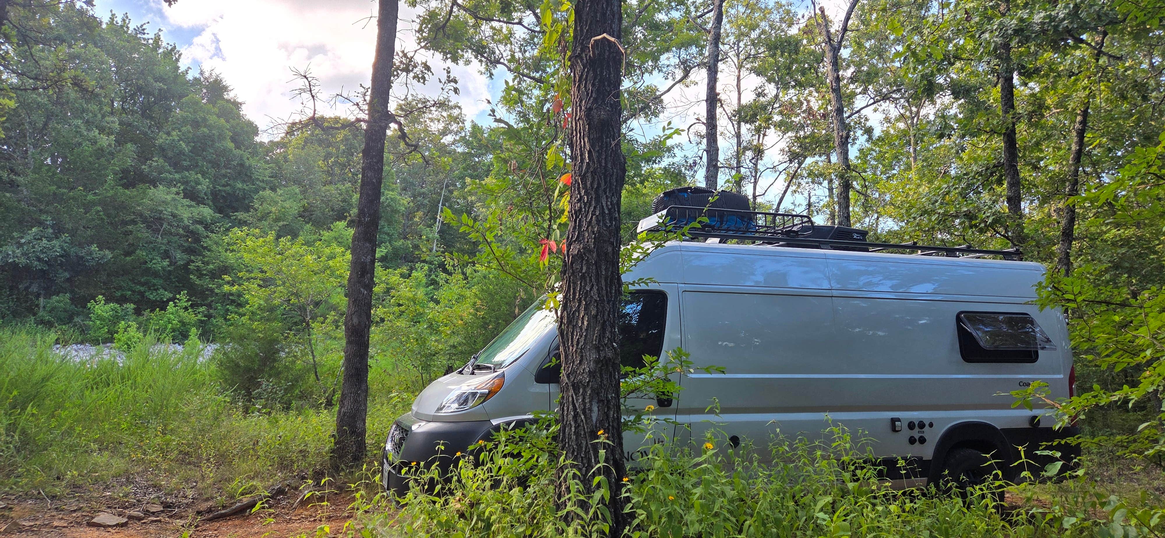 Camper-submitted photo at Lee Creek Off Road Site near Fayetteville, AR