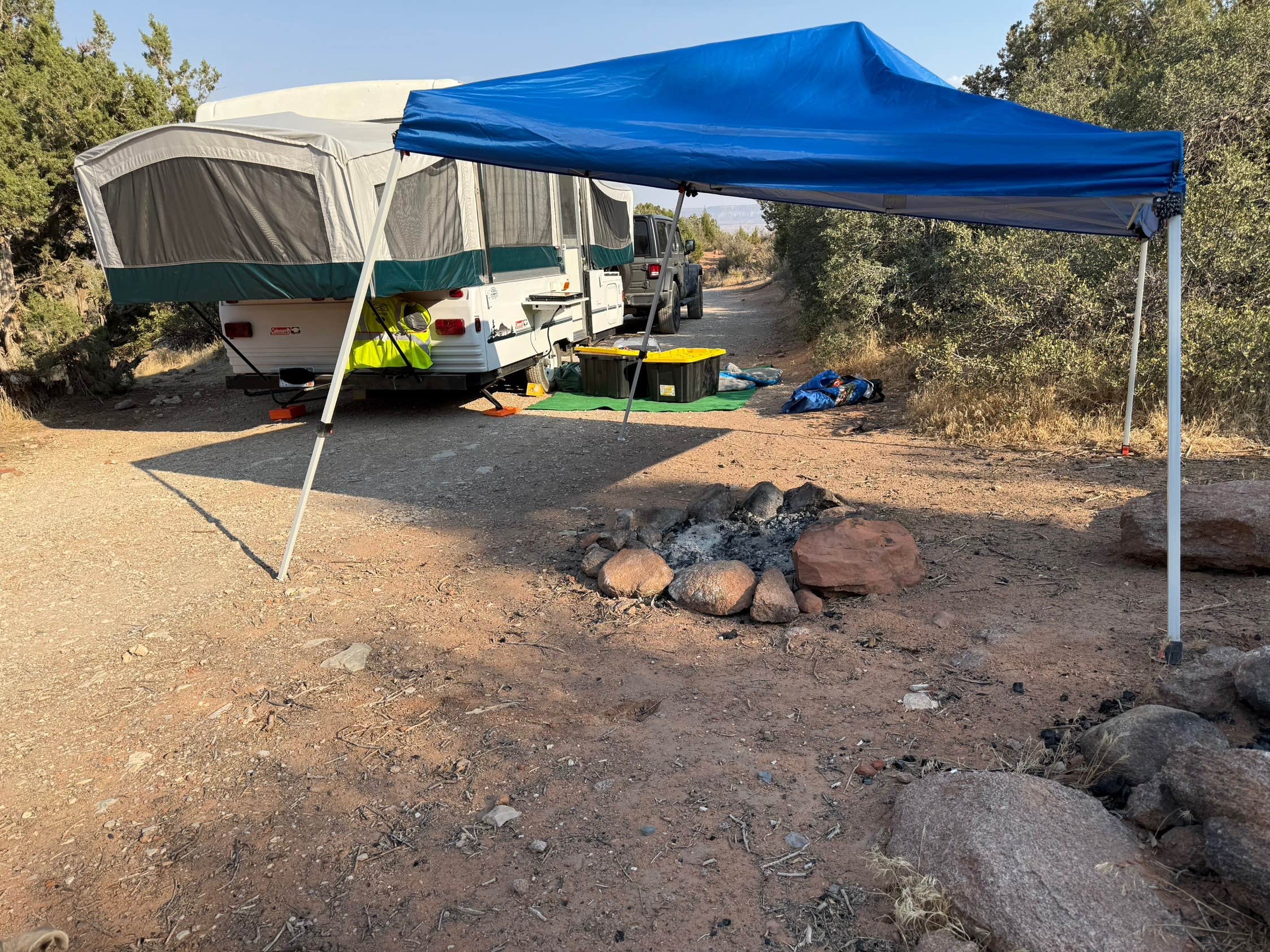 Lauren S.'s photo of a dispersed camping area at Leeds Canyon Dispersed #4 near Central, UT