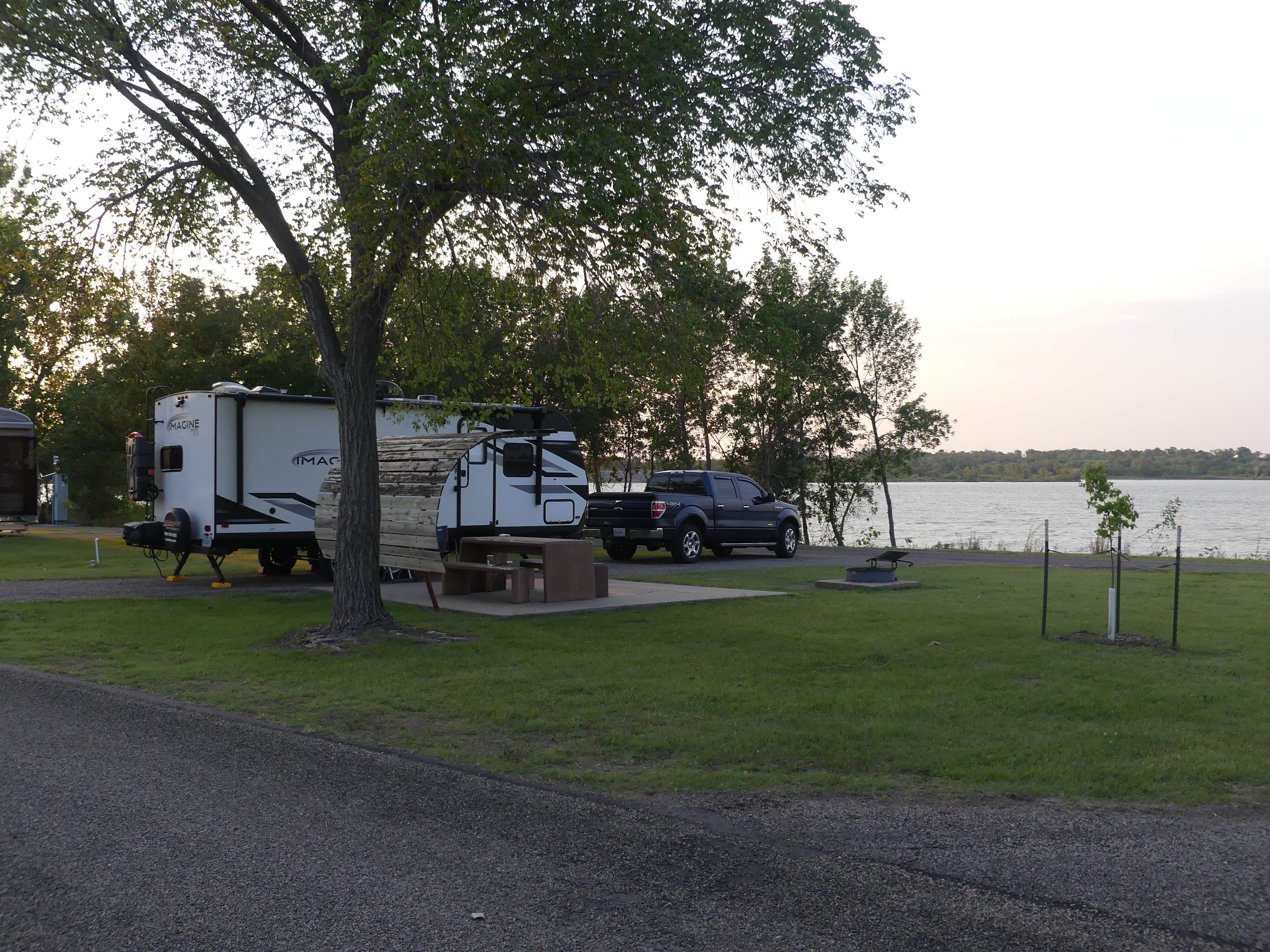 Gary D.'s photo of rv camping at Left Tailrace - Lake Sharpe near Pierre, SD