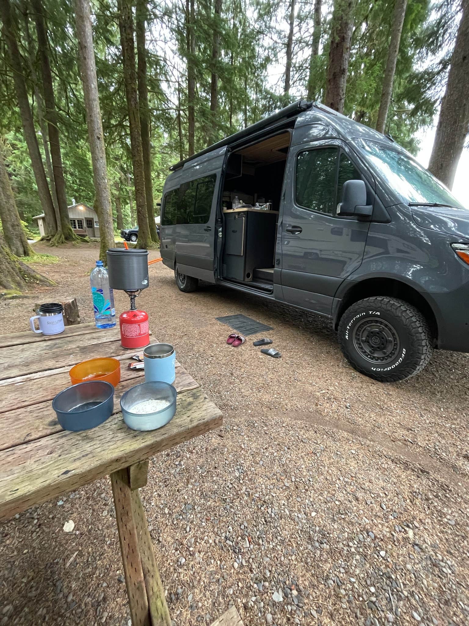 Kimberley M.'s photo of rv camping at Lewis & Clark Campground & RV Park near Rhododendron, OR