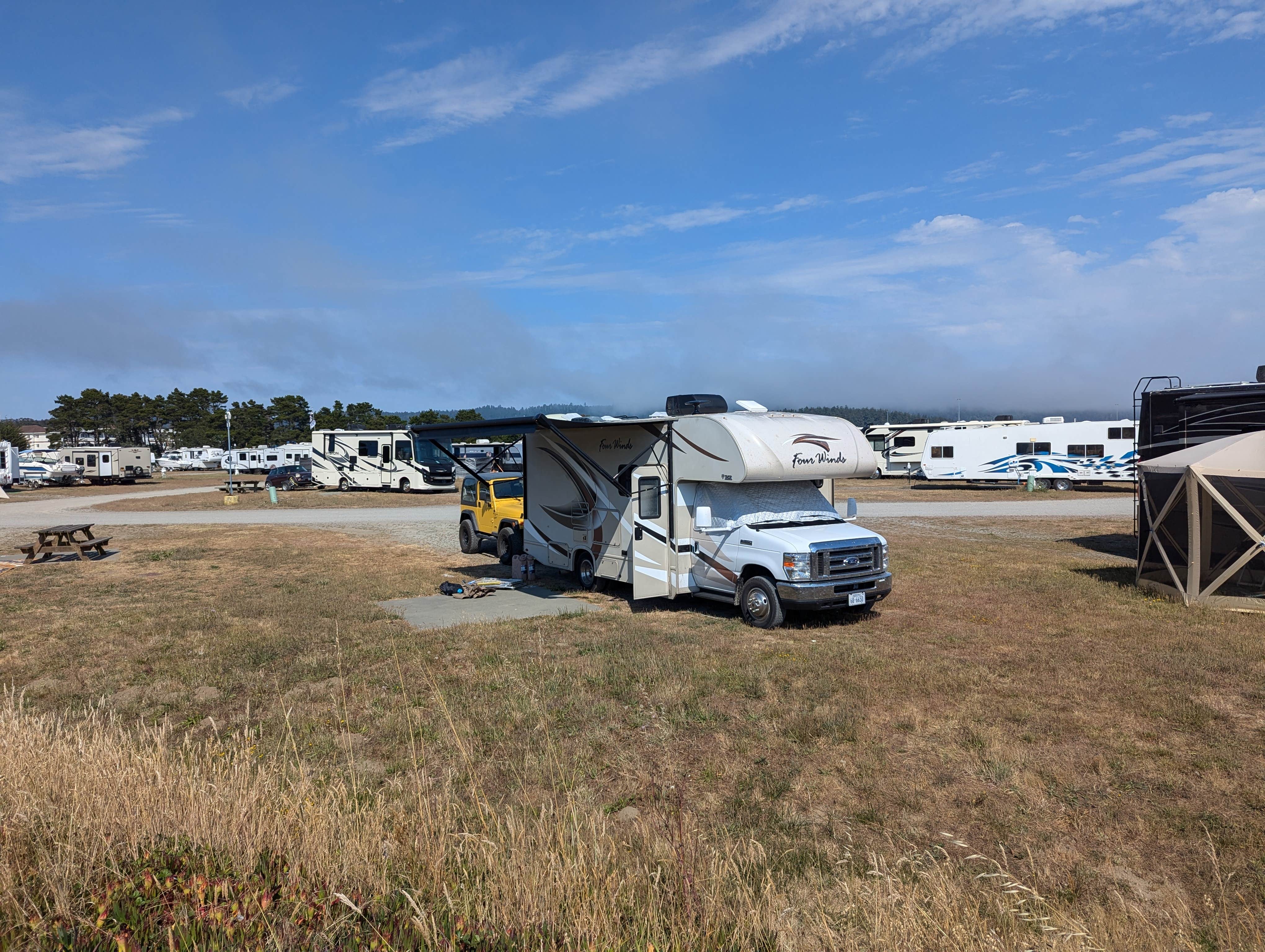 Bo L.'s photo of rv camping at Lighthouse Cove RV Park near Redwood National Park