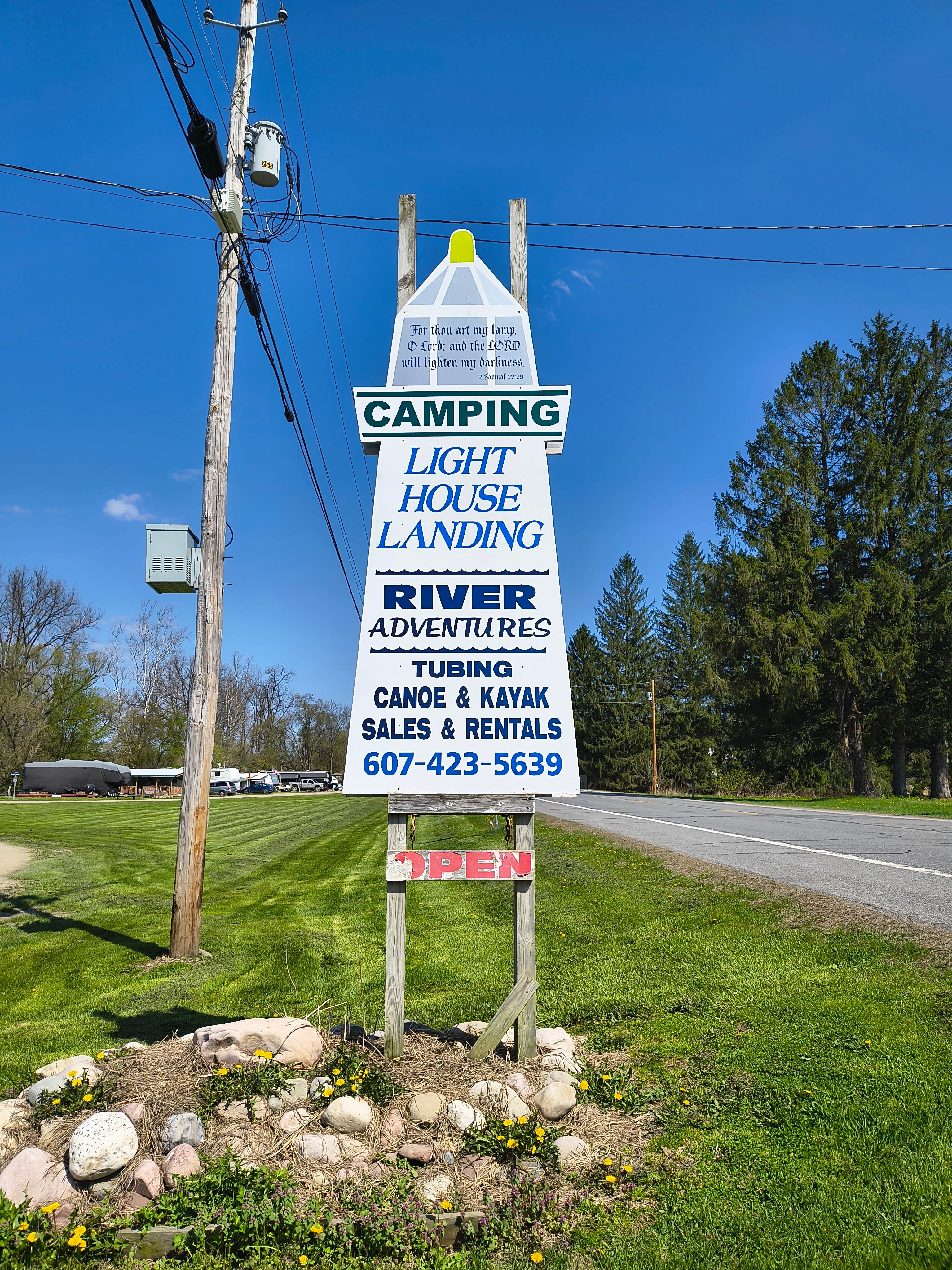 Camper-submitted photo at Lighthouse Landing Campground near Tully, NY