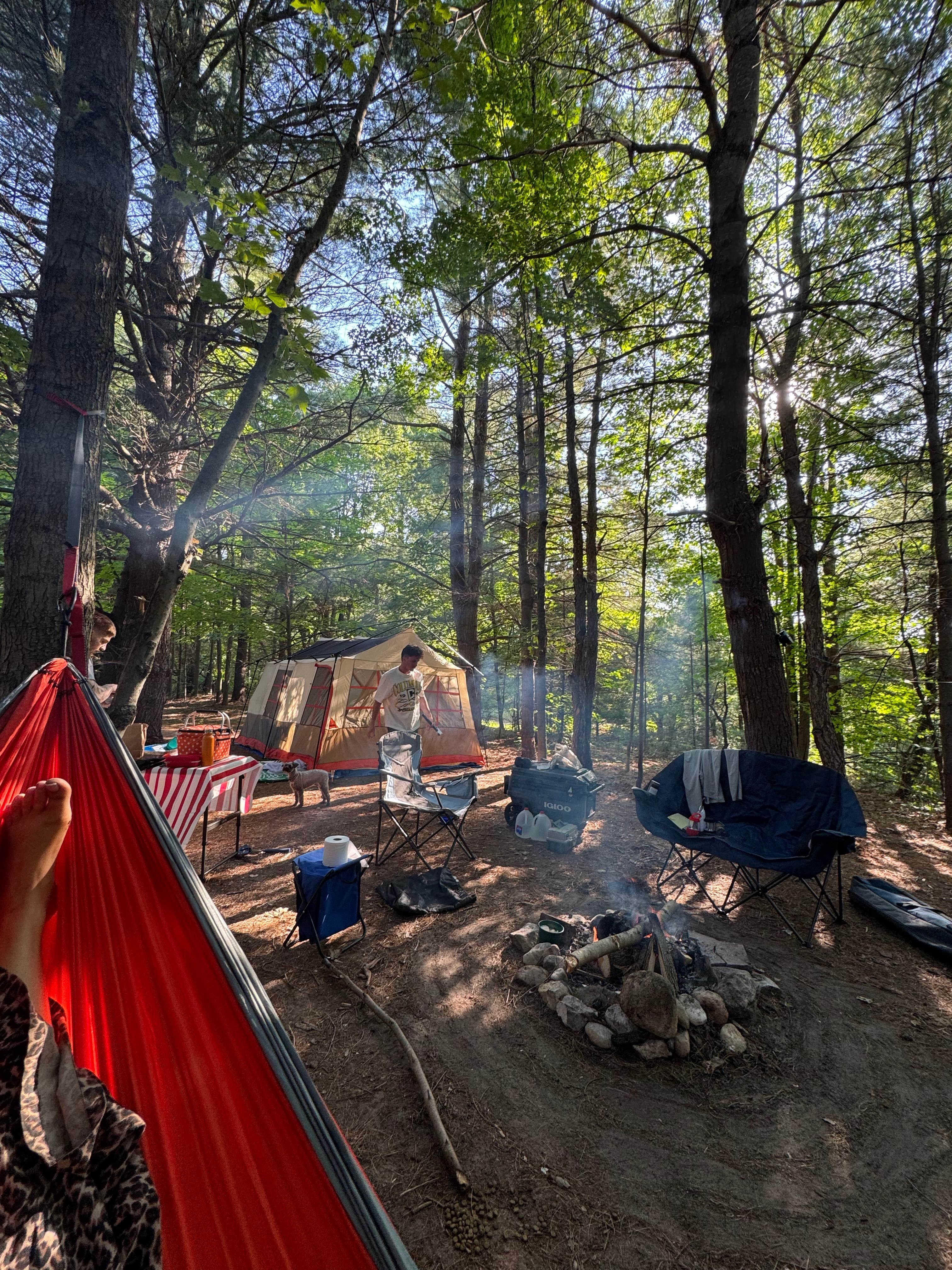 Camper-submitted photo at Lime Lake near Maple City, MI