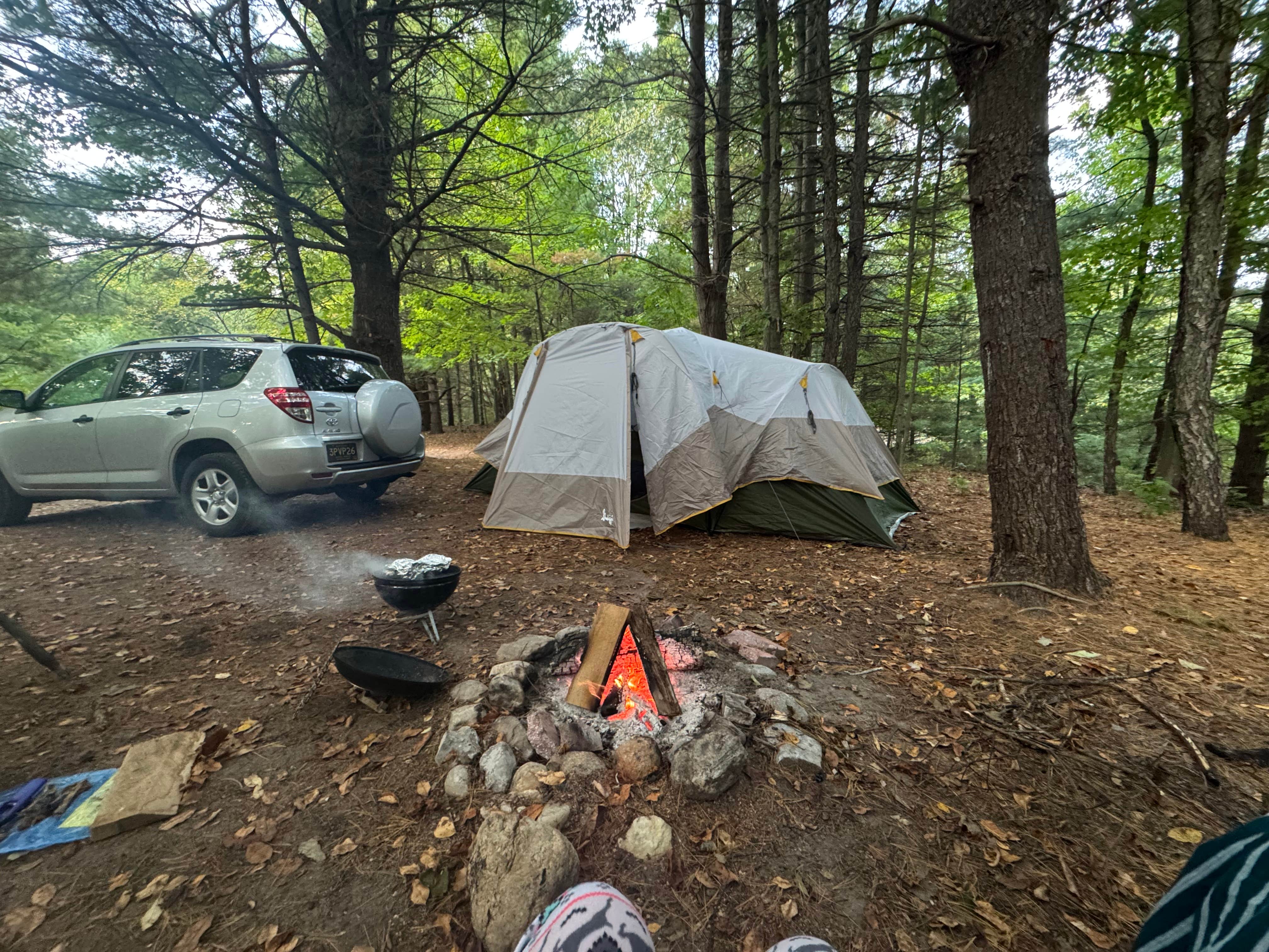 Camping near White Pine Backcountry Camp — Sleeping Bear Dunes National Lakeshore: Lime Lake, Lake Ann, Michigan