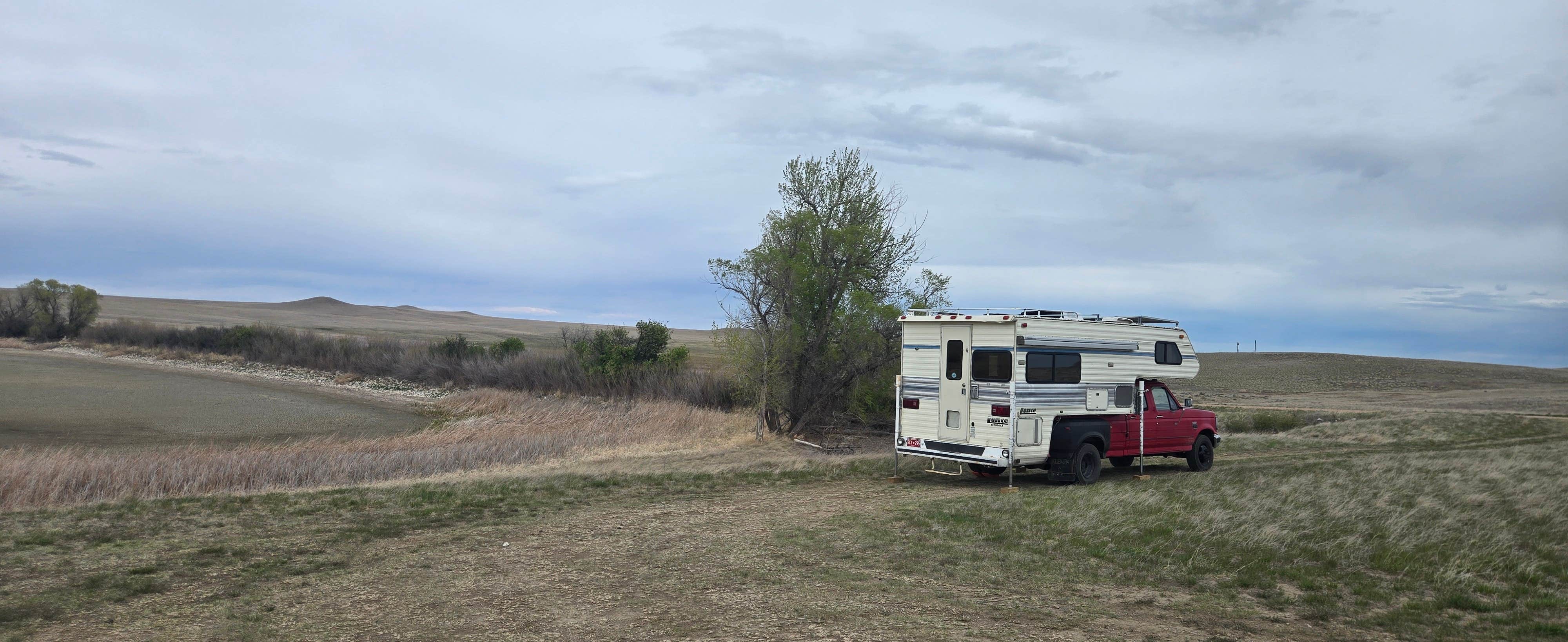 Camper-submitted photo at Limestone Butte Resevoir Dispersed near Chadron, NE